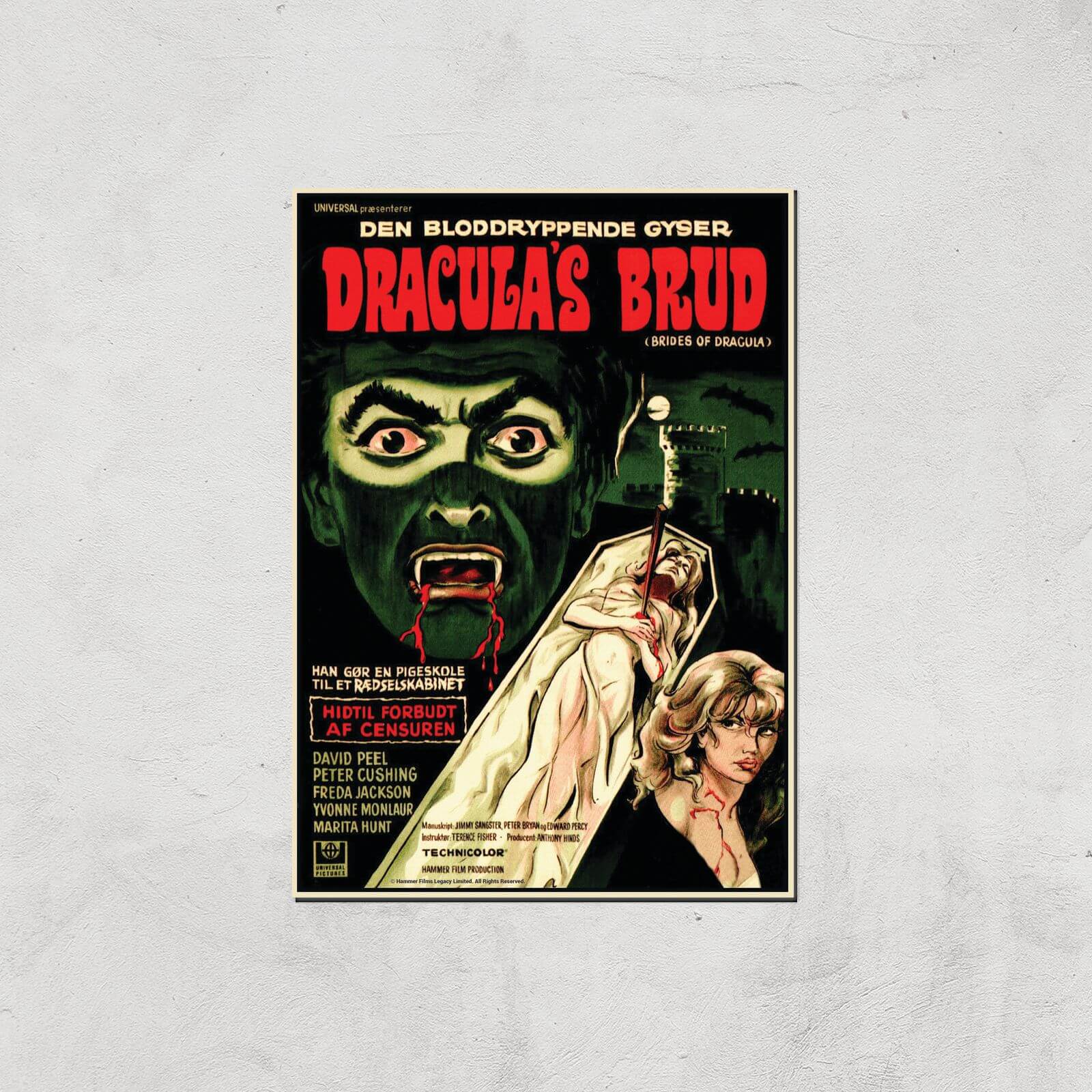 Dracula's Brud Giclee Art Print - A3 - Print Only