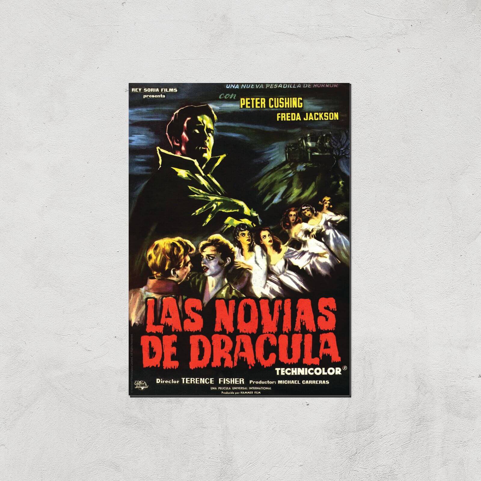 Las Novias De Dracula Giclee Art Print - A4 - Print Only