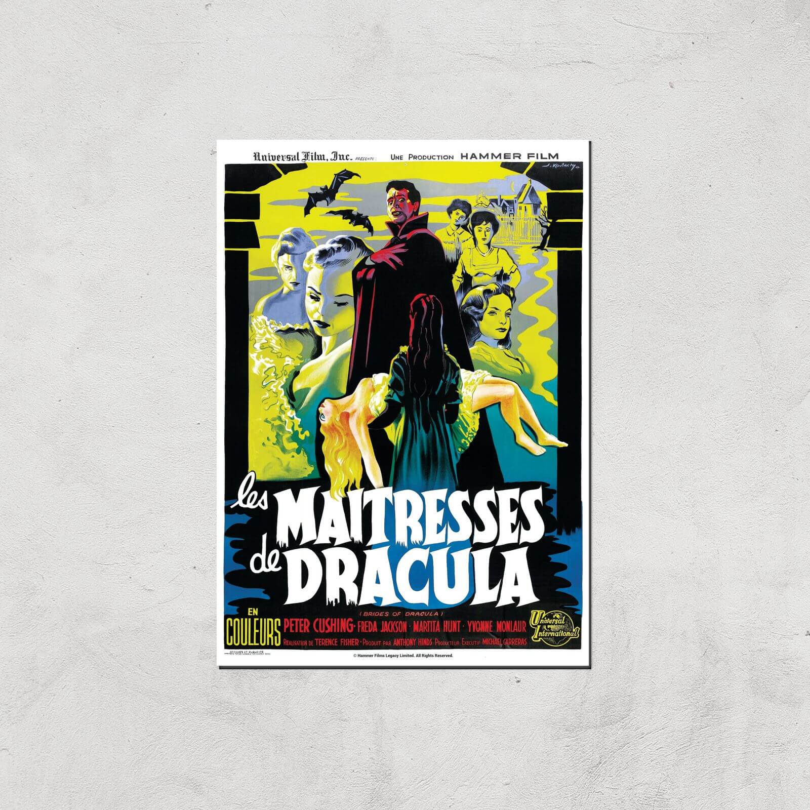 Les Maitresses De Dracula Giclee Art Print - A3 - Print Only