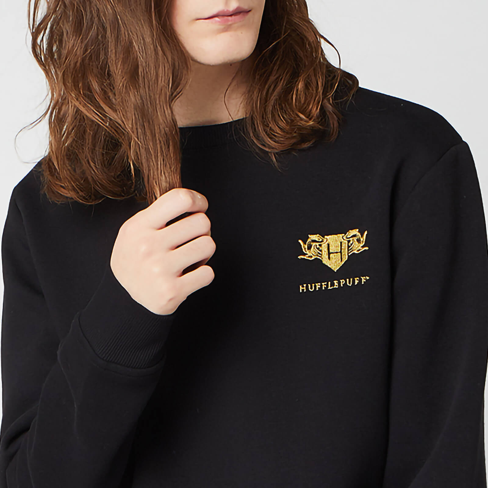 

Sweat-shirt Unisexe Harry Potter Hufflepuff Brodé - Noir - M