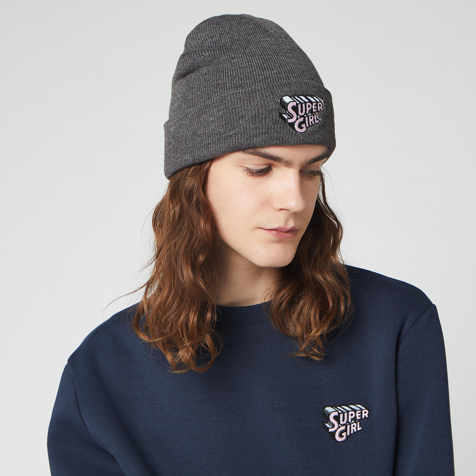 

Cappello Ricamato DC Super Girl - Grigio Scuro