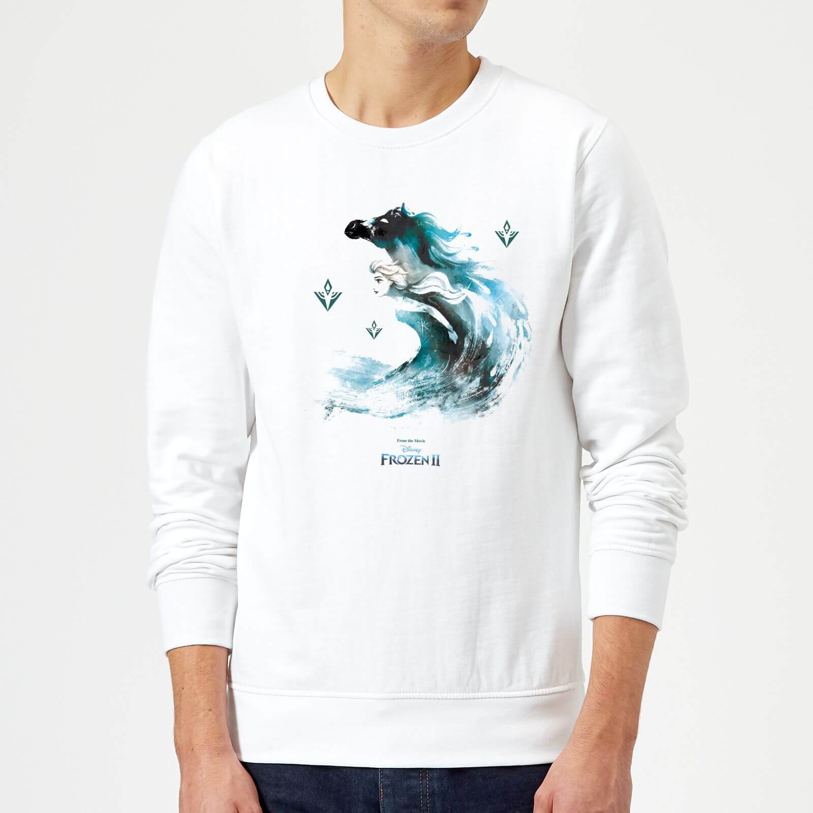 

Frozen 2 Nokk Water Silhouette Sweatshirt - White - S - Bianco