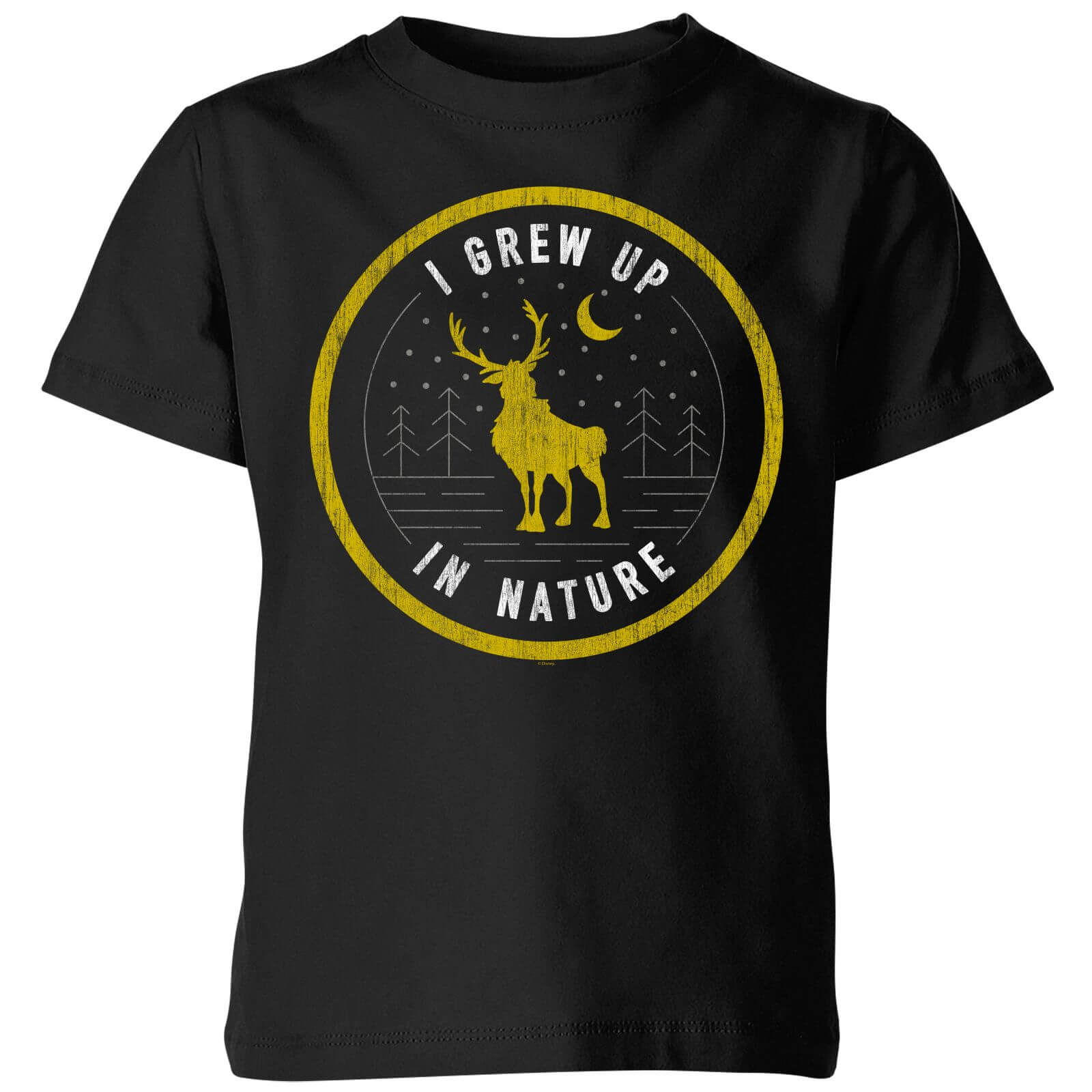 

Frozen 2 I Grew Up In Nature Kids' T-Shirt - Black - 3-4 Anni - Nero