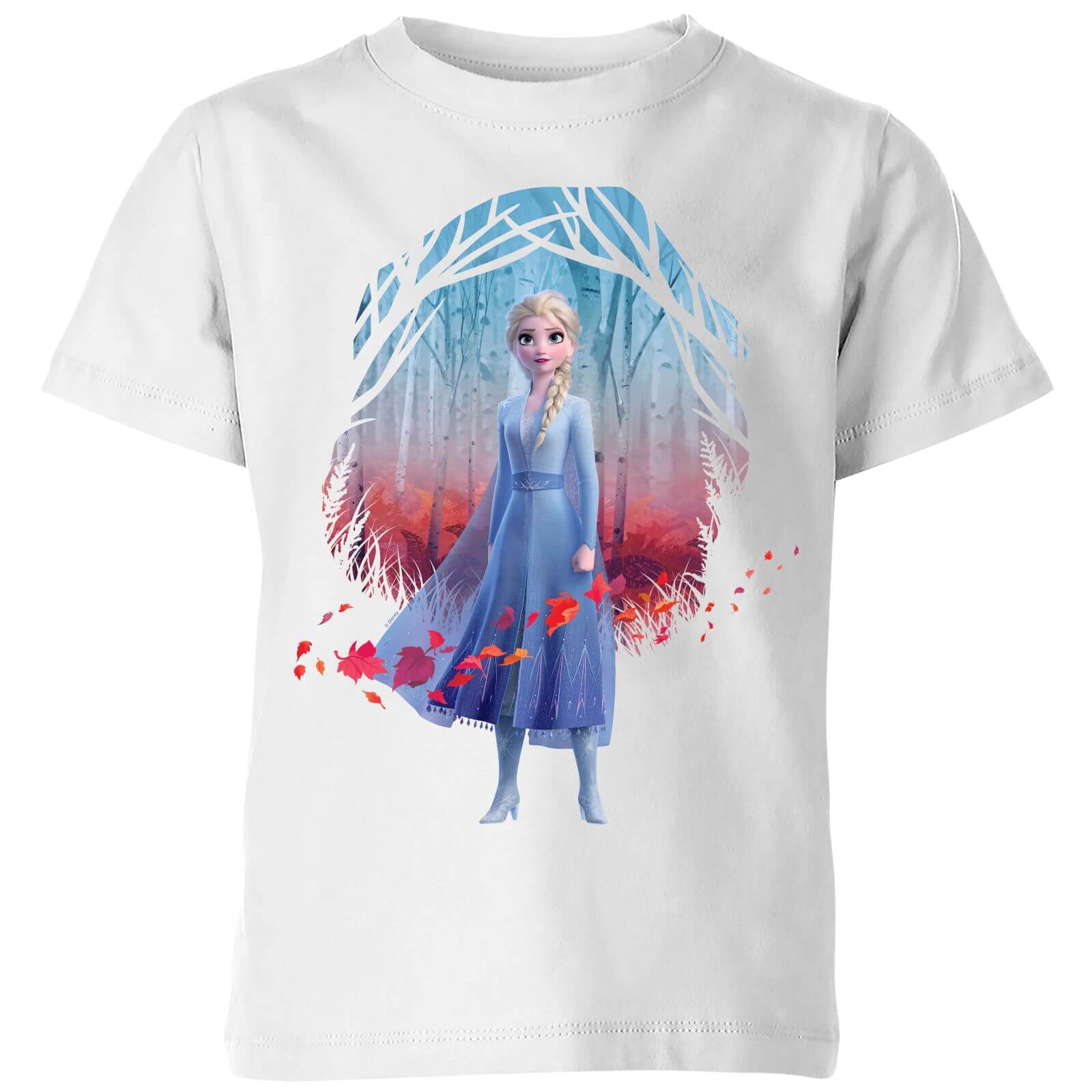 

Frozen 2 Find The Way Colour Kids' T-Shirt - White - 3-4 Anni