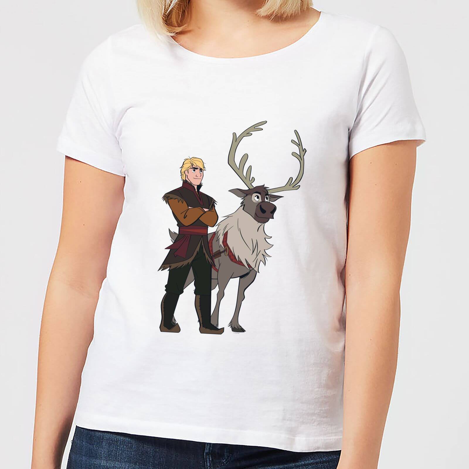 

Frozen 2 Sven And Kristoff Women's T-Shirt - White - M - Bianco