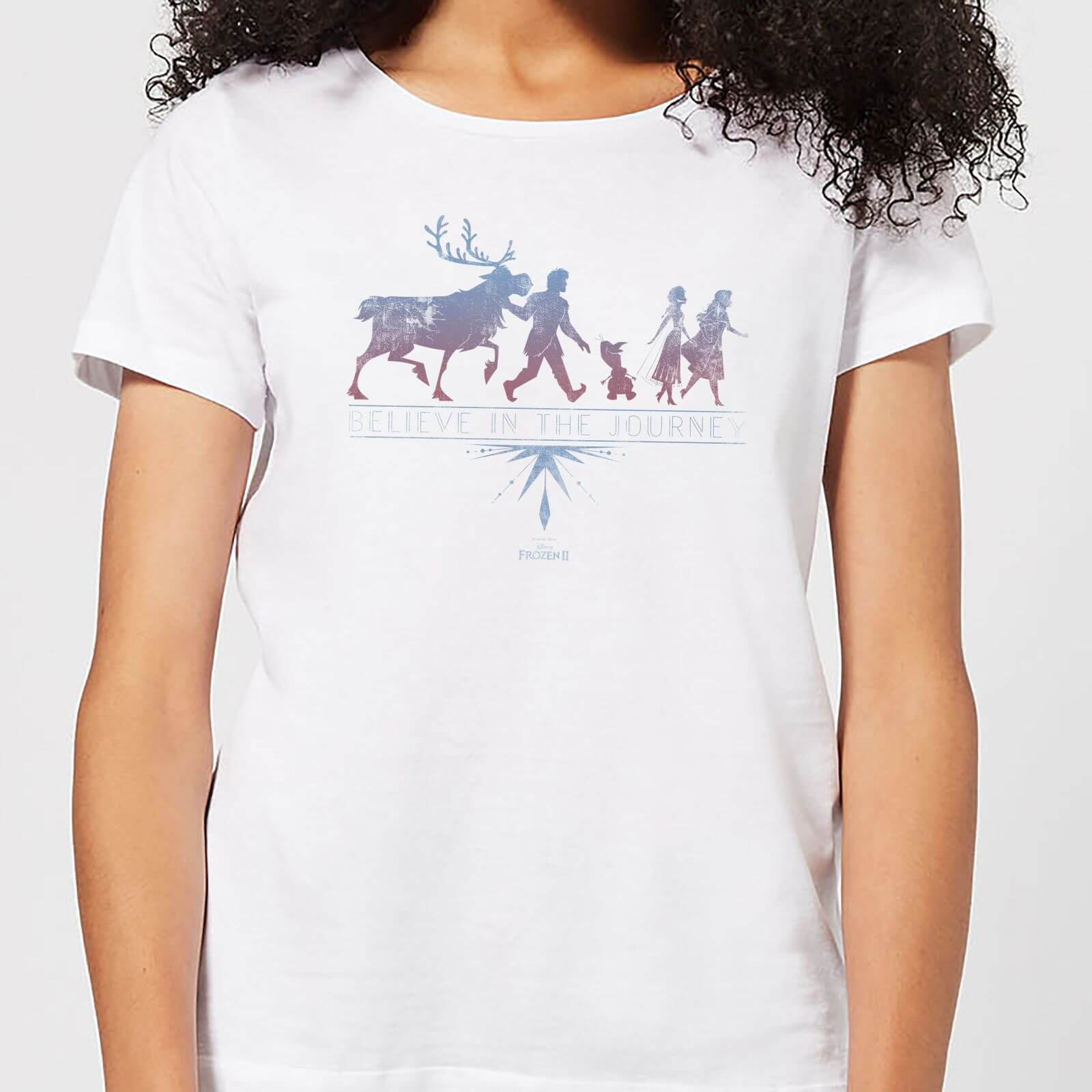 Frozen 2 Believe In The Journey Women's T-Shirt - White - XXL