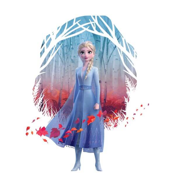 

Frozen 2 Find The Way Colour Women's T-Shirt - White - L