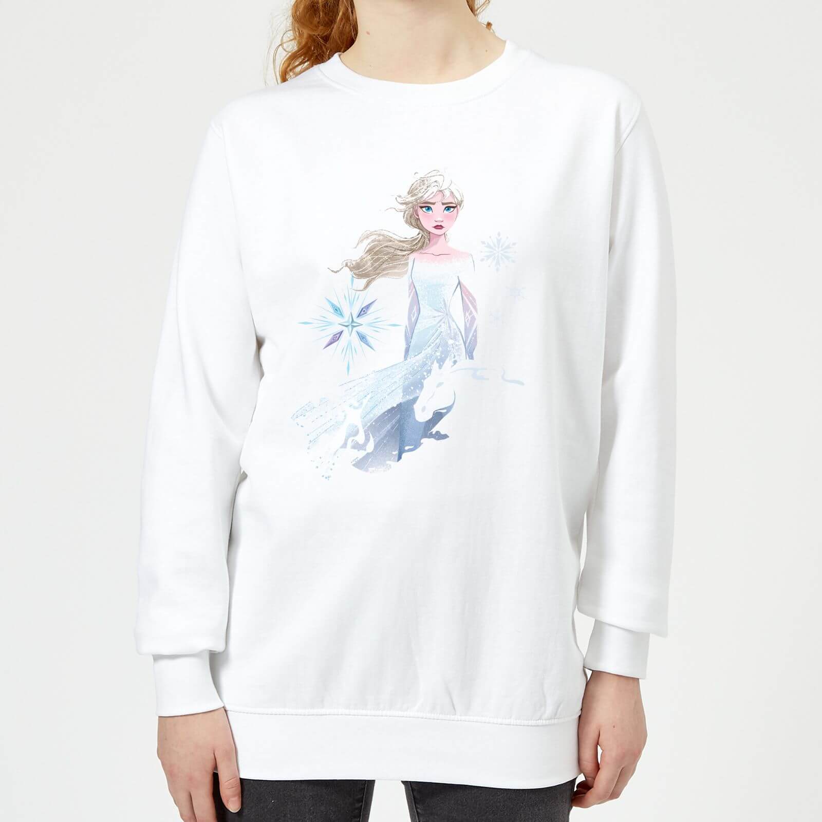 Frozen 2 Nokk Sihouette Women's Sweatshirt - White - XXL