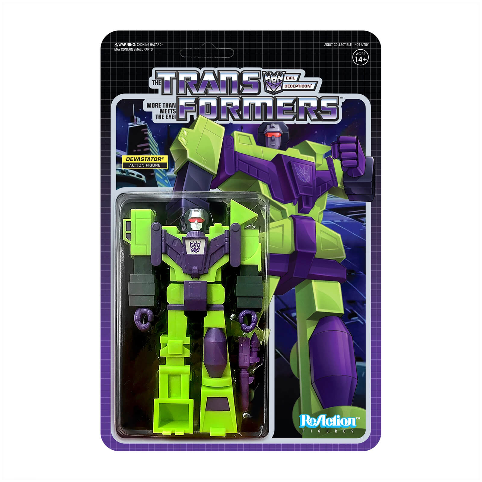 Super7 Transformers ReActionfigur - Devastator