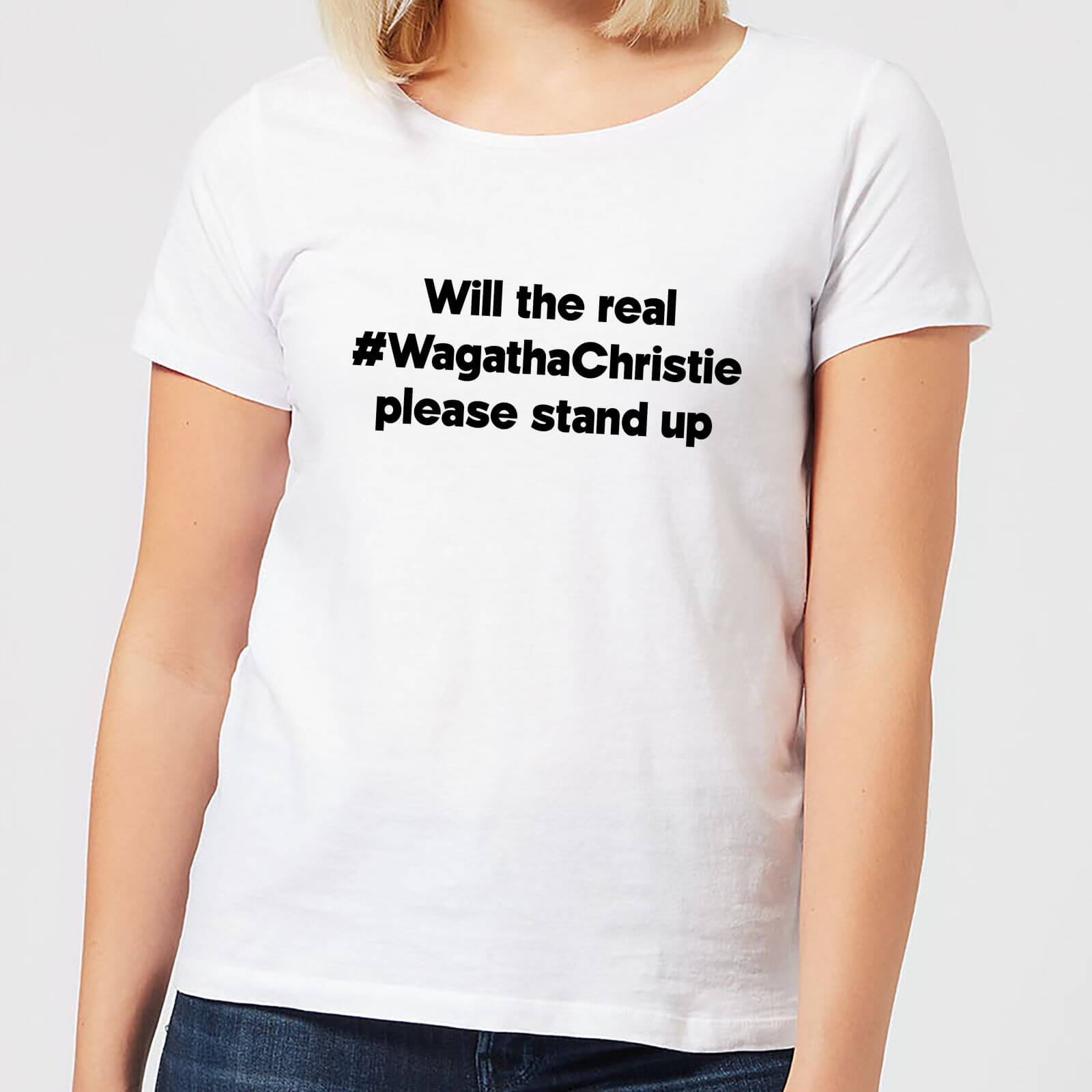 Will The Real #WagathaChristie Please Stand Up Women's T-Shirt - White - S - White