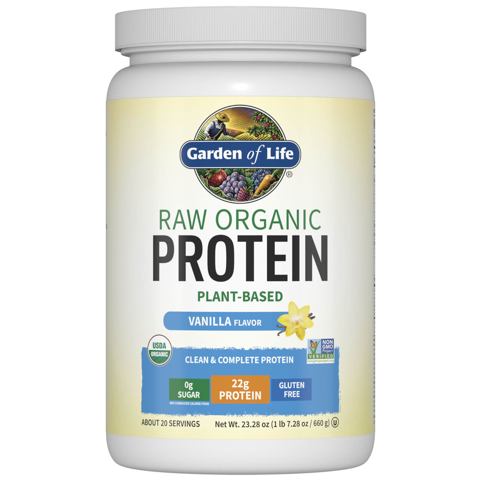Raw Bio Protein - Vanille - 620 g