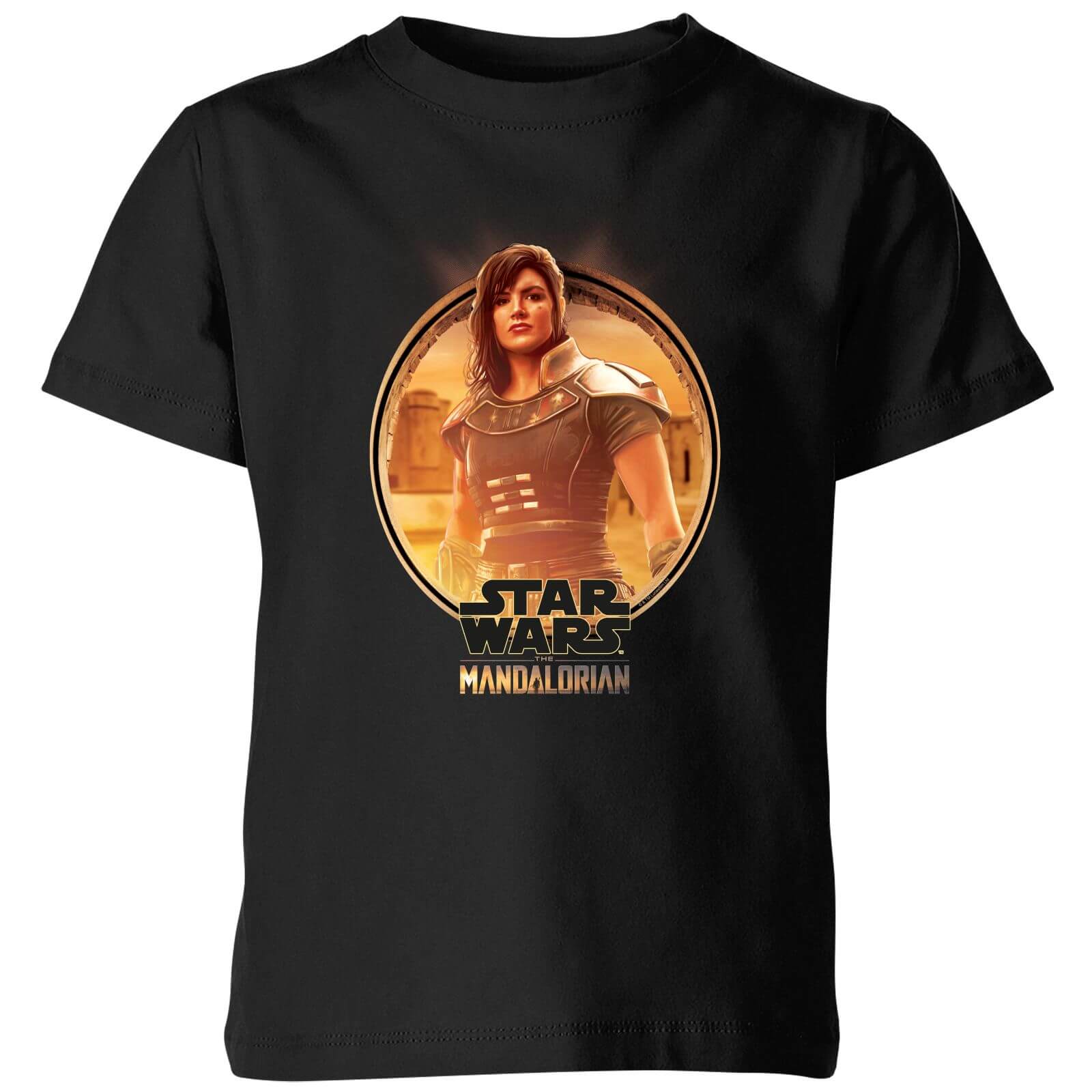 

T-Shirt The Mandalorian Cara Dune Framed - Nero - Bambini - 3-4 Anni