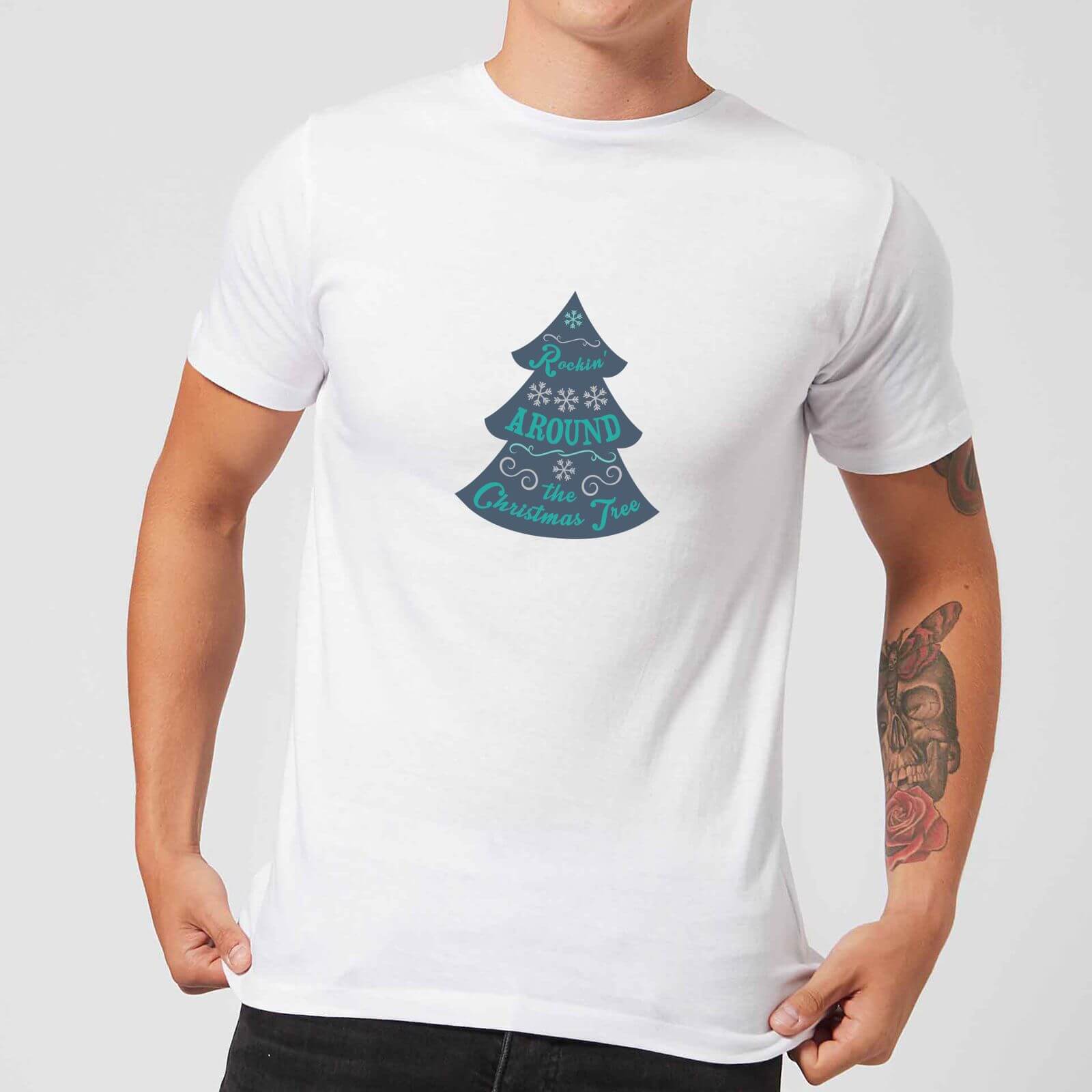 Christmas tree Men's T-Shirt - White - XS - White