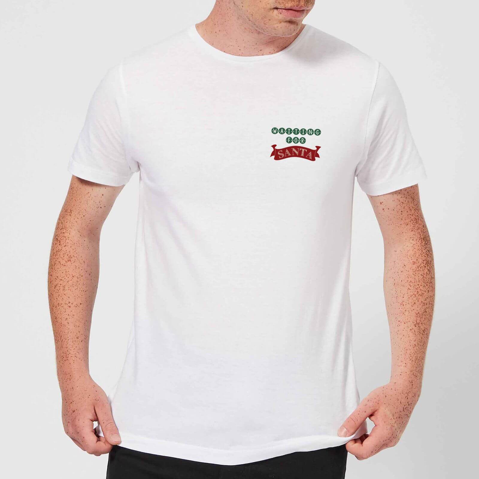 Waiting for Santa Men's T-Shirt - White - XS - White