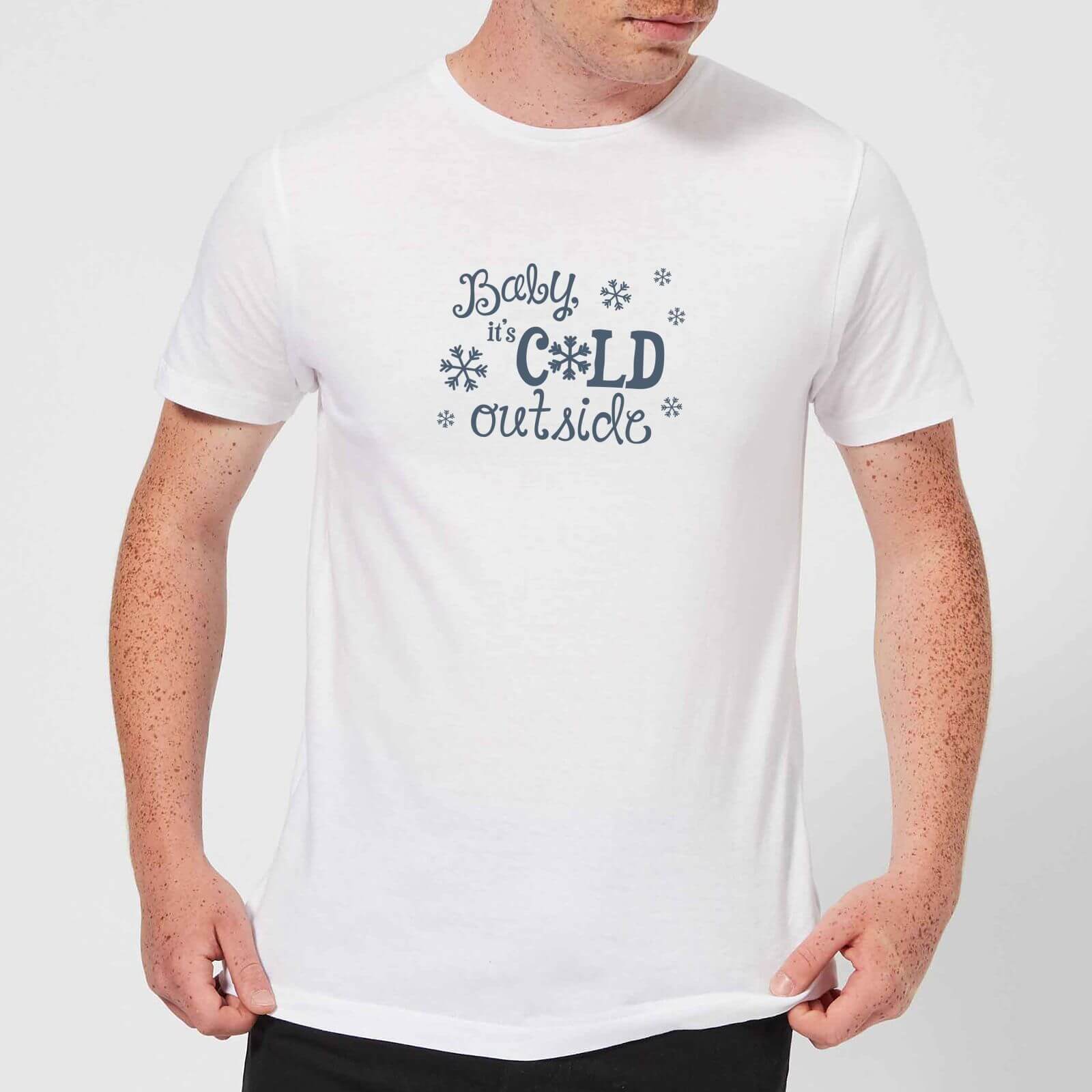 Cold outside Men's T-Shirt - White - XS - White