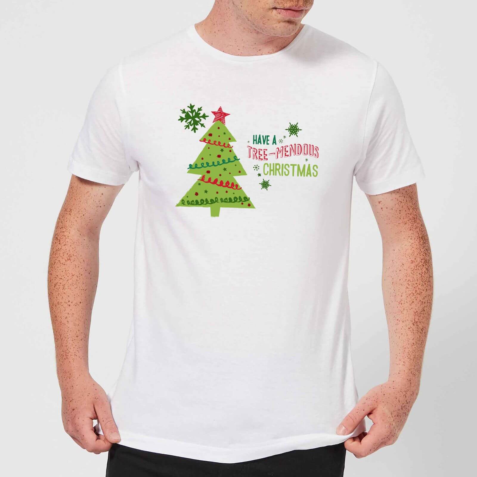 Tree Mendous Men's T-Shirt - White - XS - White