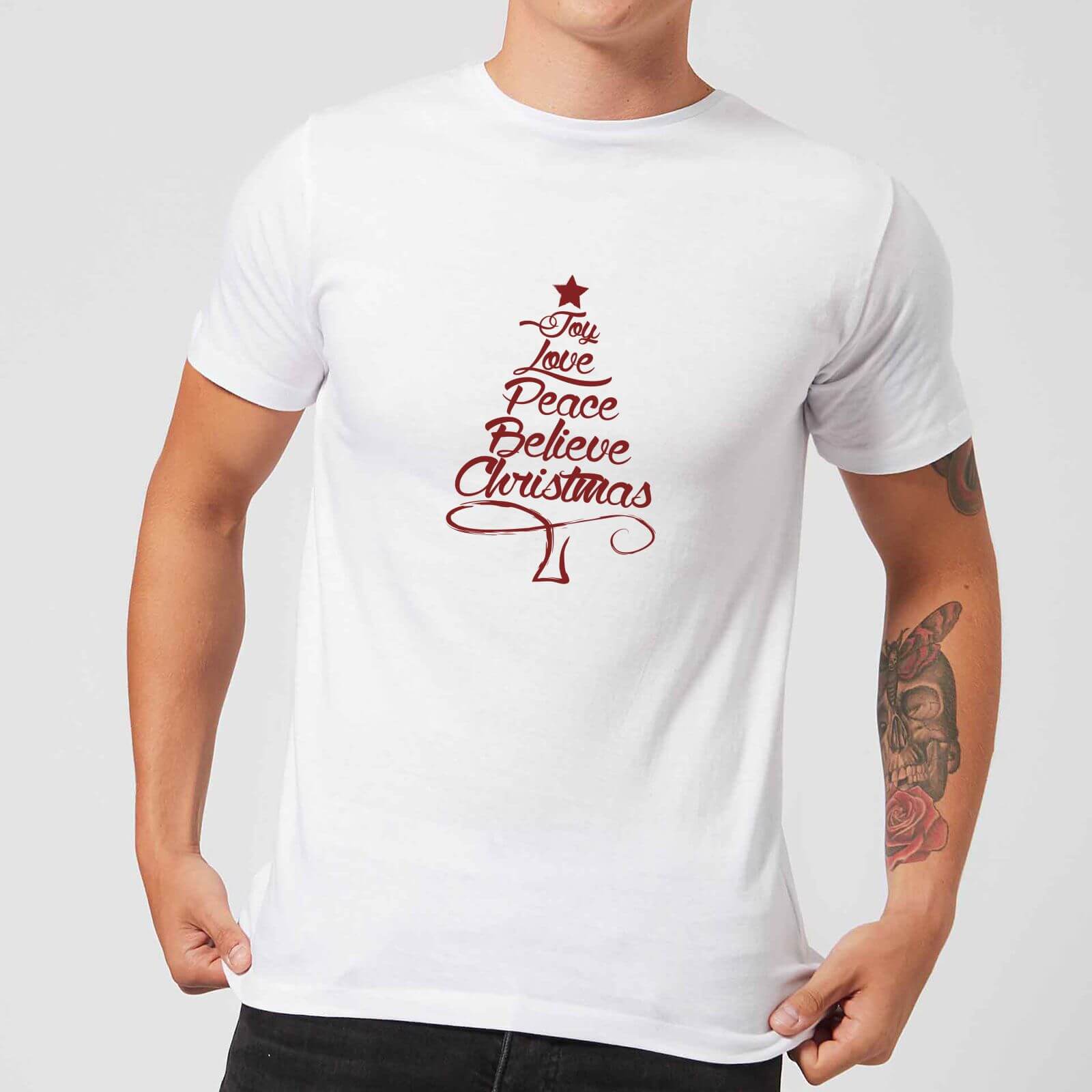 Peace at christmas Men's T-Shirt - White - XS - White