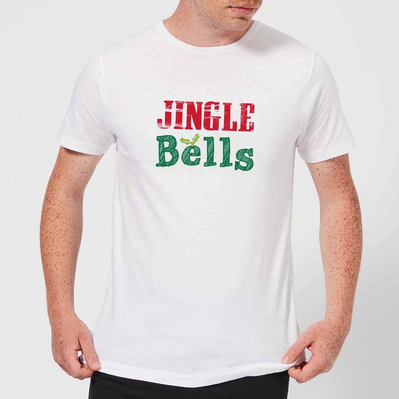 Jingle Bells Men's T-Shirt - White - XS - White
