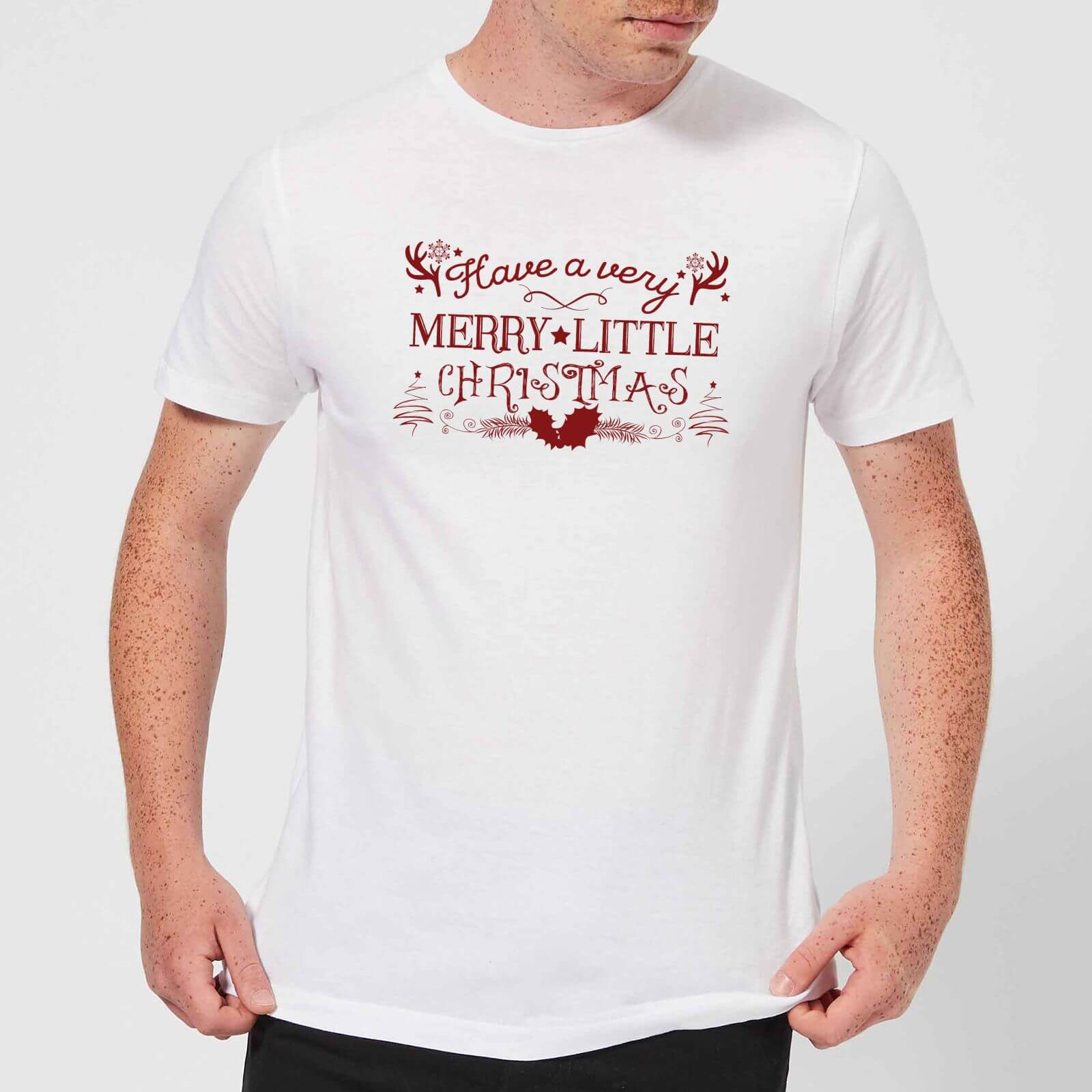 Very Merry Men's T-Shirt - White - XS - White
