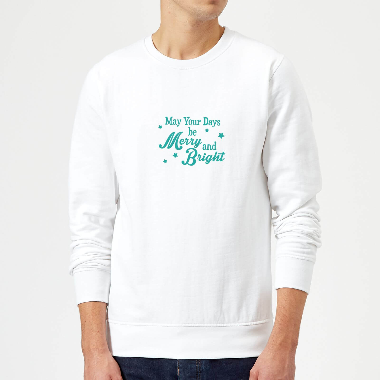 Merry Days Sweatshirt - White - S - White