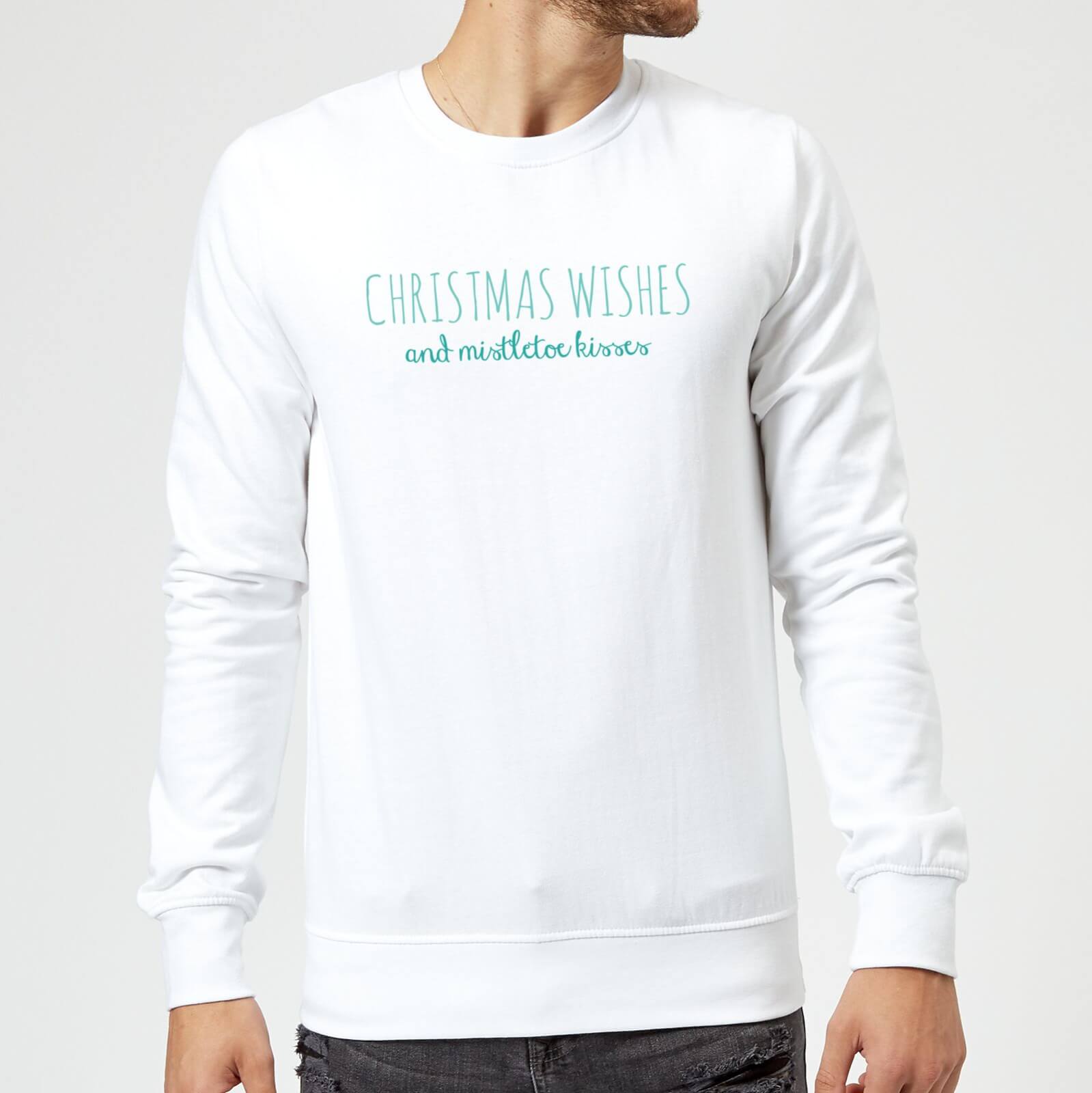 Christmas Wishes Sweatshirt - White - S - White