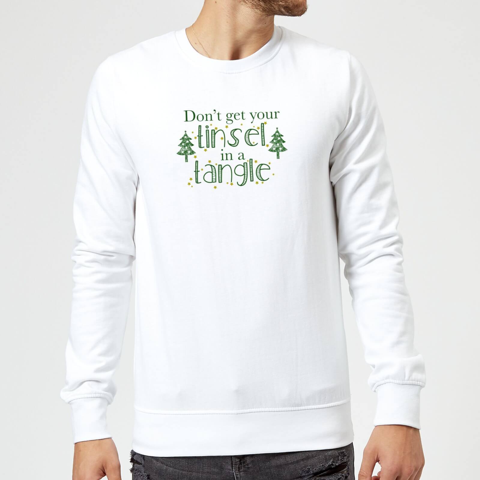 Tinsel Tangle Sweatshirt - White - L - White