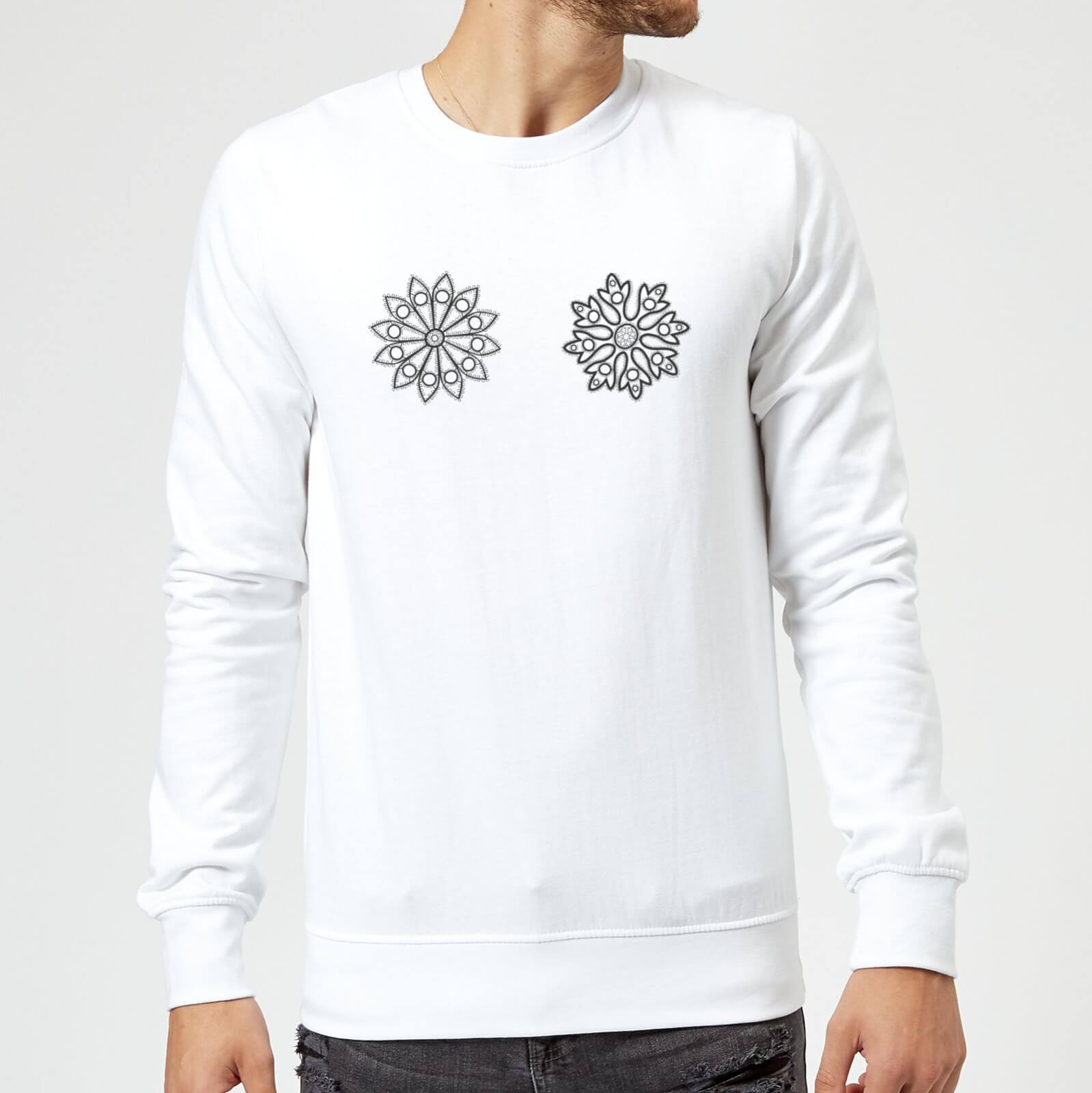 Flakes Sweatshirt - White - S - White