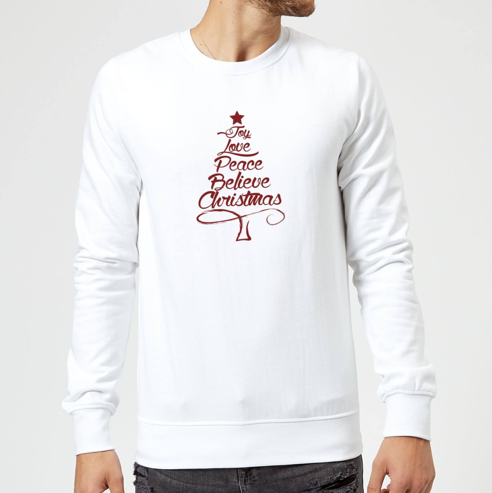 Peace at christmas Sweatshirt - White - S - White