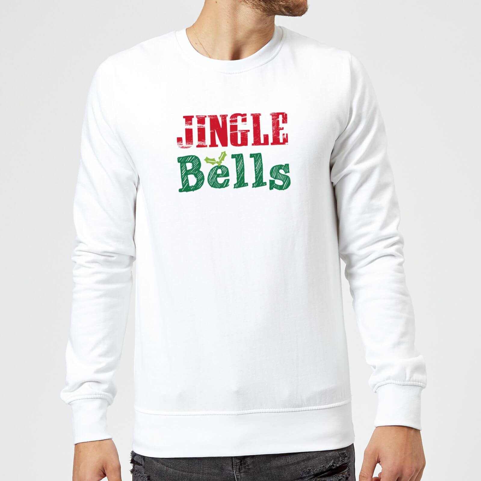 Jingle Bells Sweatshirt - White - S - White