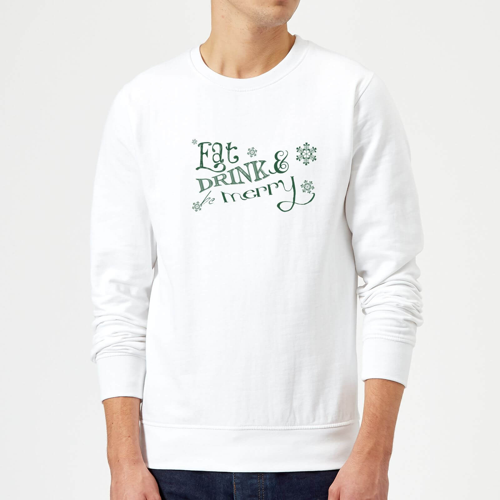 Eat and Drink Sweatshirt - White - S - White