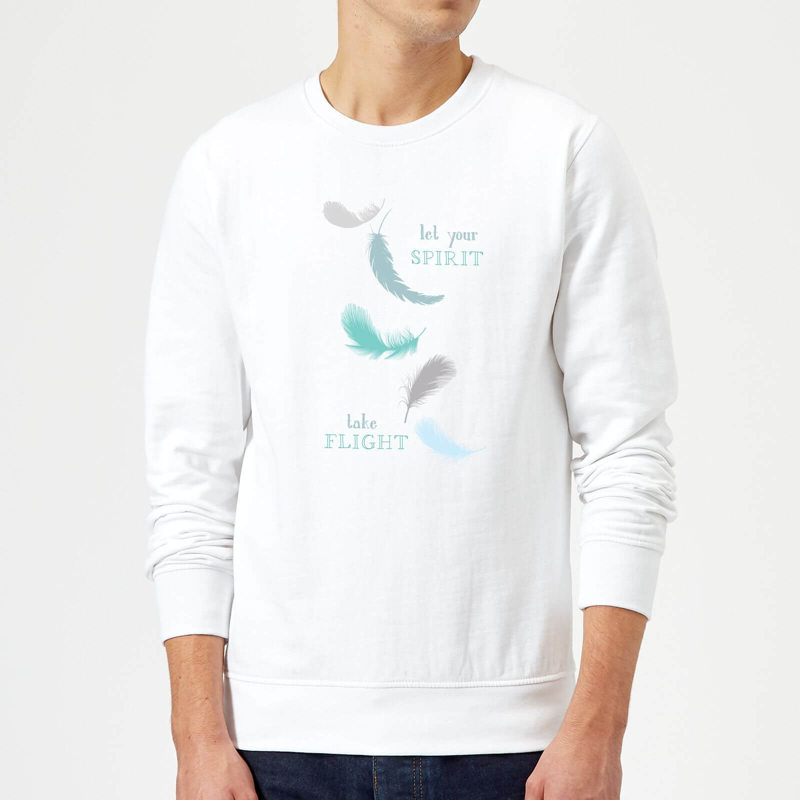 Spirit Flight Sweatshirt - White - M - White