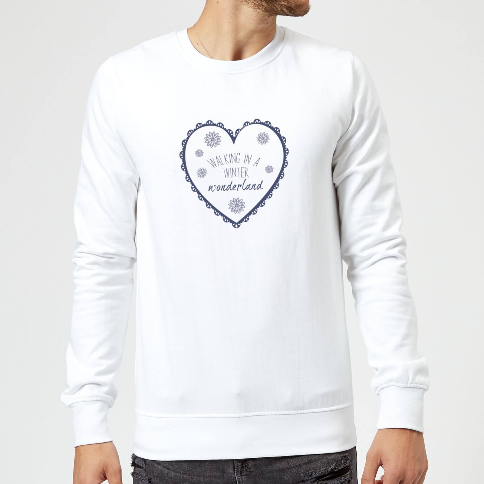 Walking Wonder land Sweatshirt - White - S - White