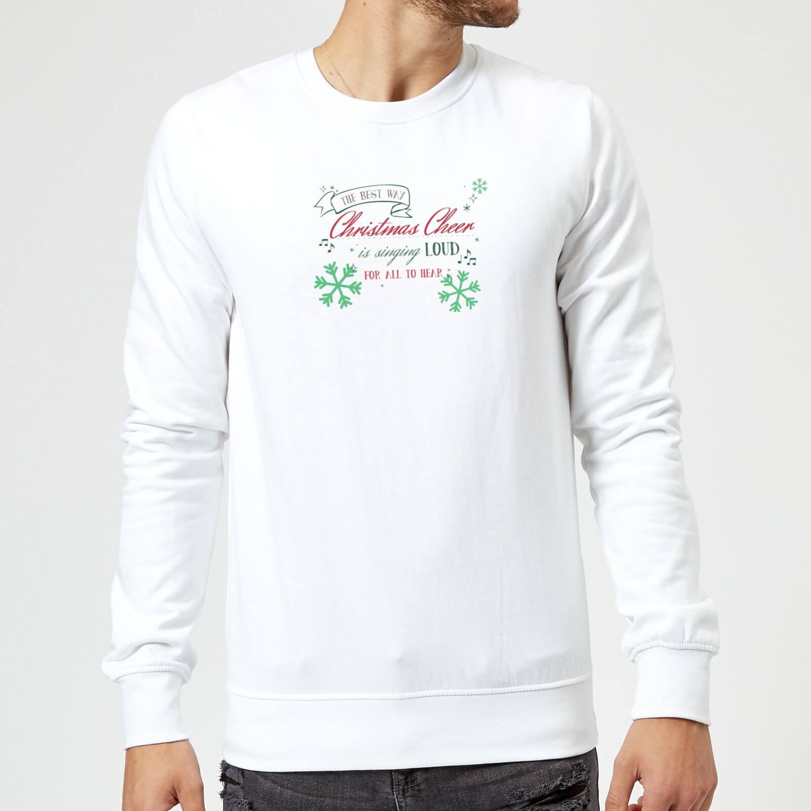 Sing loud Sweatshirt - White - S - White
