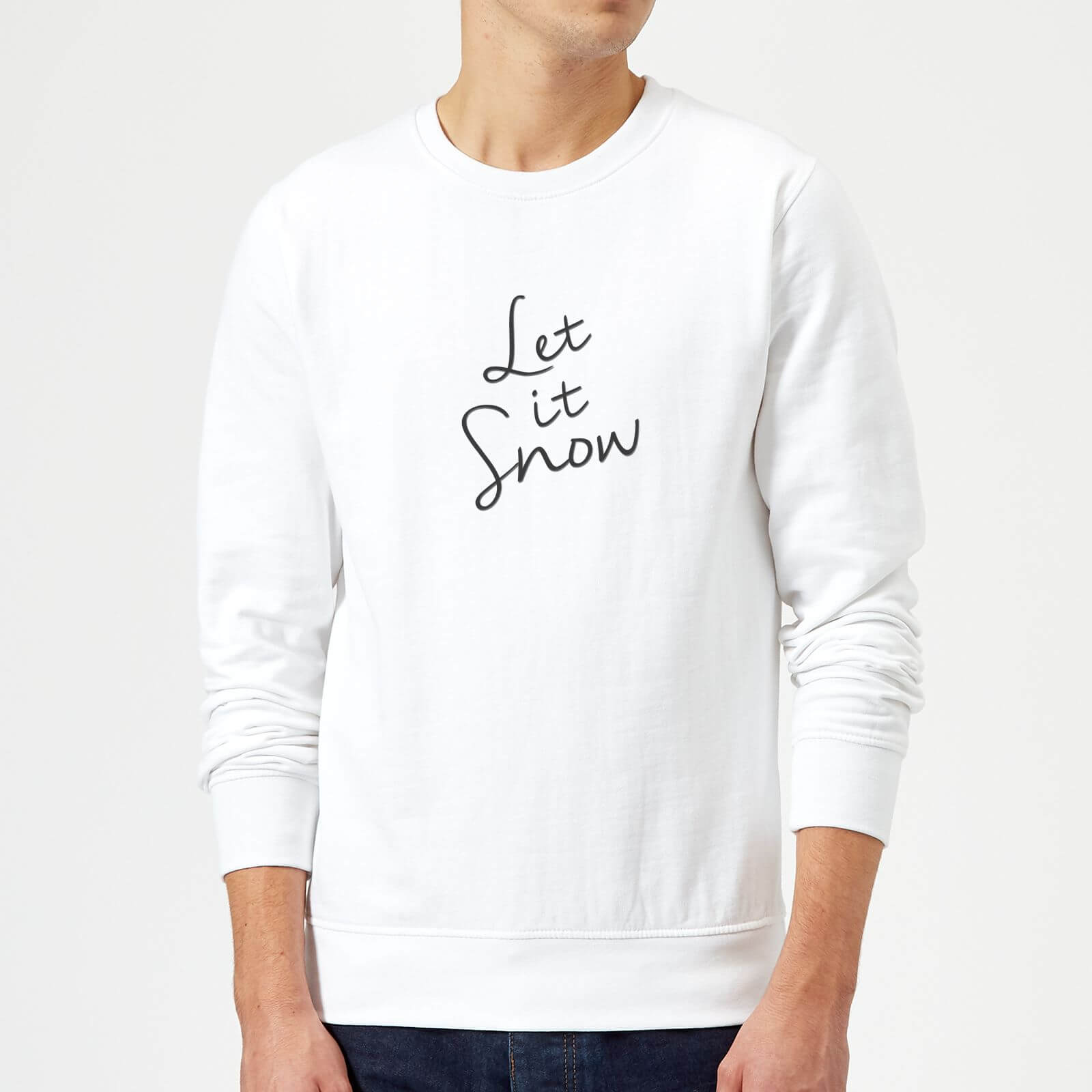 Let It Snow Sweatshirt - White - S - White