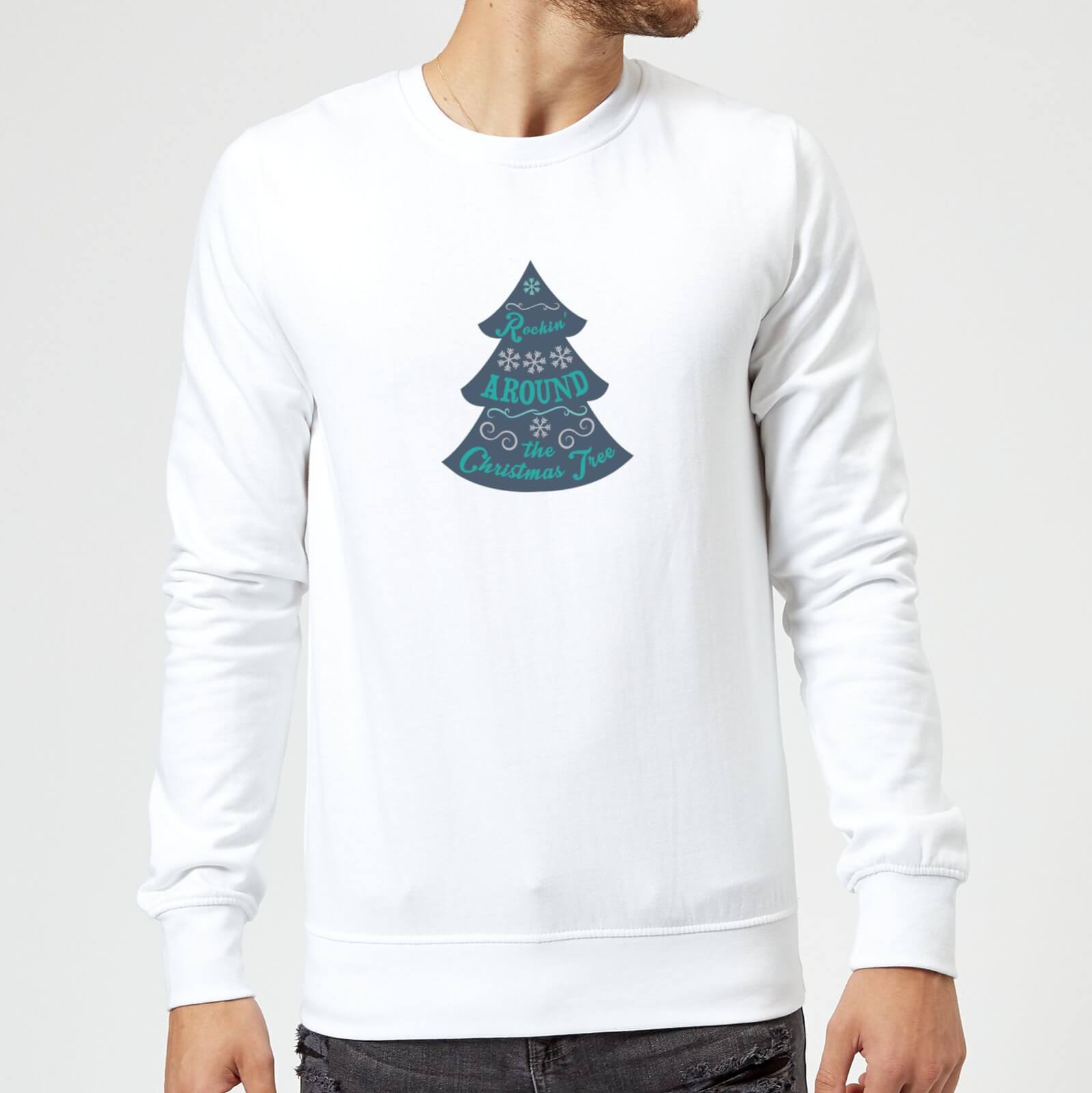 Christmas tree Sweatshirt - White - S - White