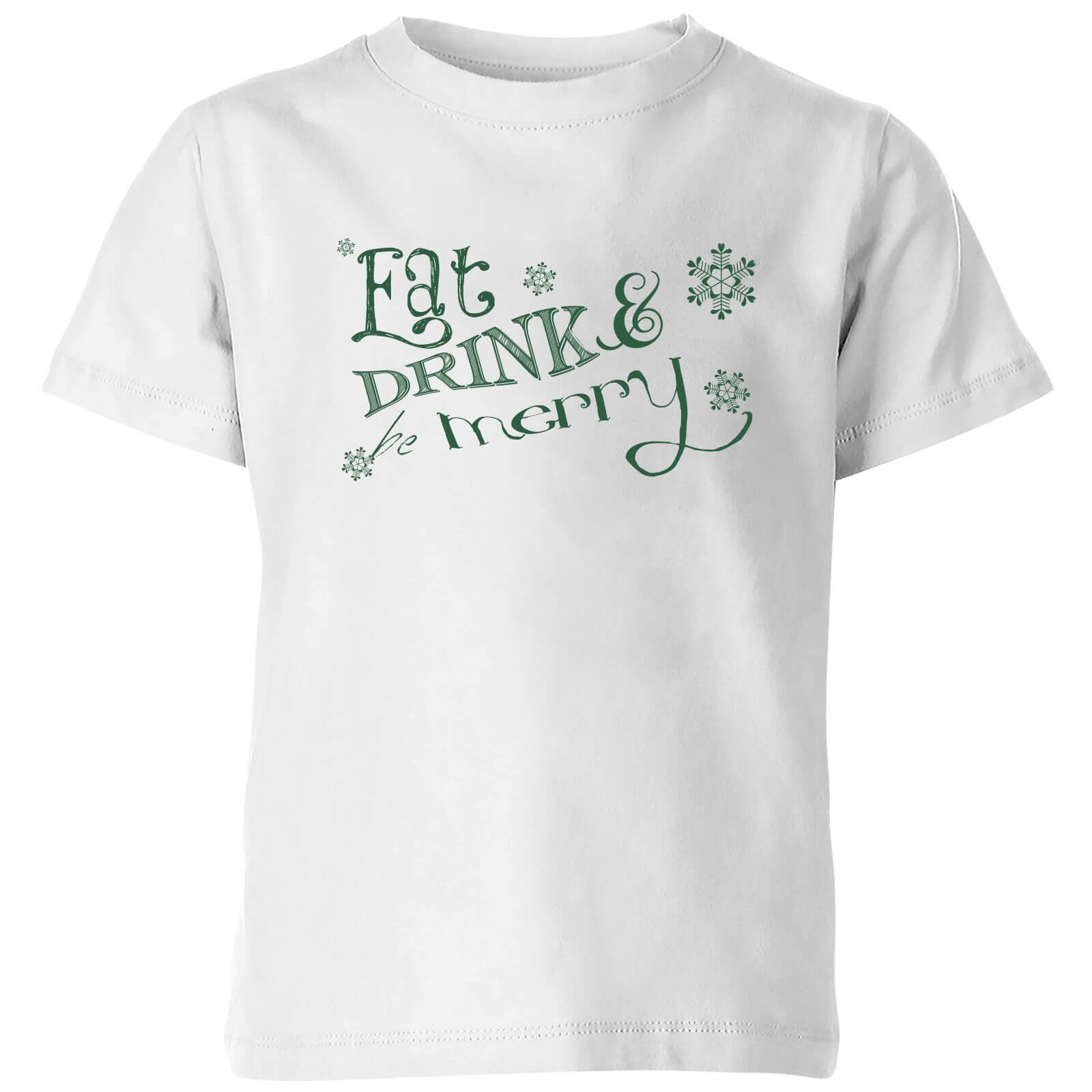 Eat and Drink Kids' T-Shirt - White - 3-4 Years - White