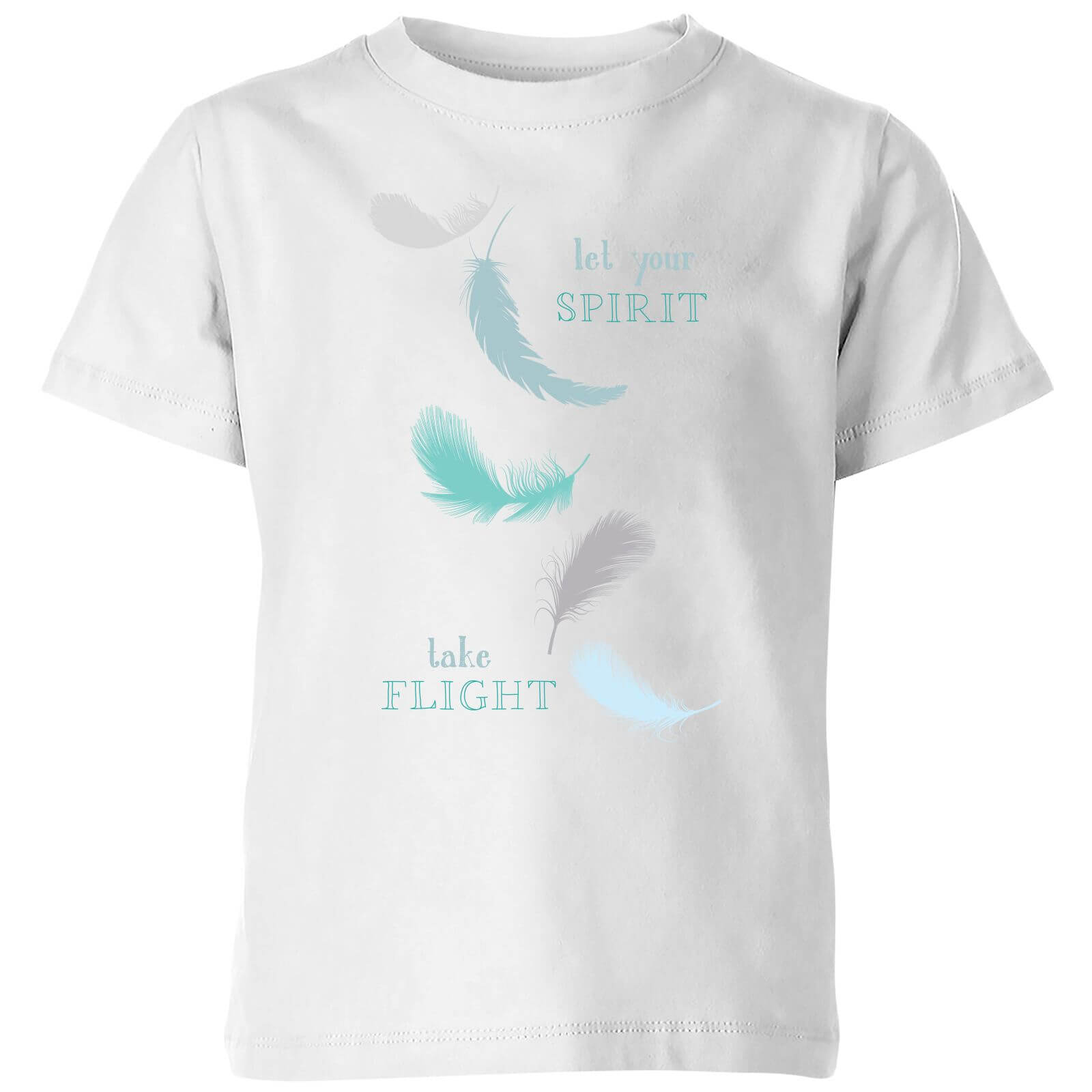 Spirit Flight Kids' T-Shirt - White - 3-4 Years - White