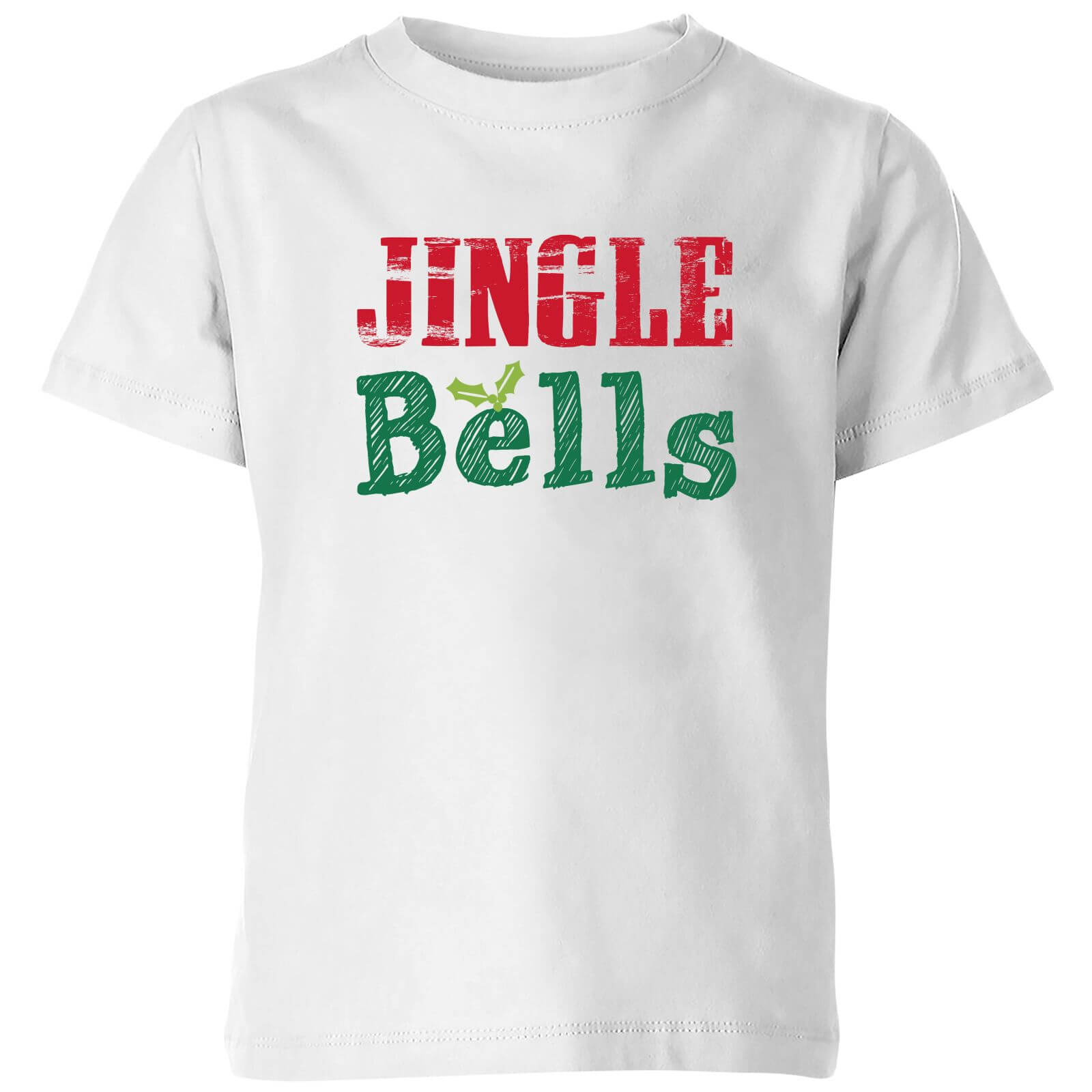 Jingle Bells Kids' T-Shirt - White - 3-4 Years - White