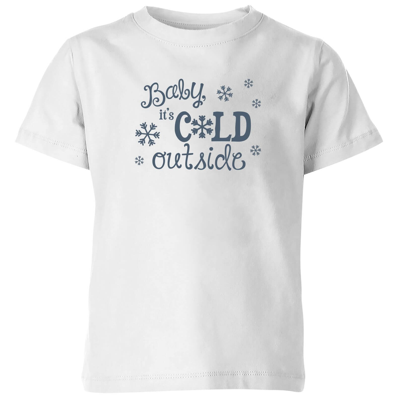 Cold outside Kids' T-Shirt - White - 3-4 Years - White