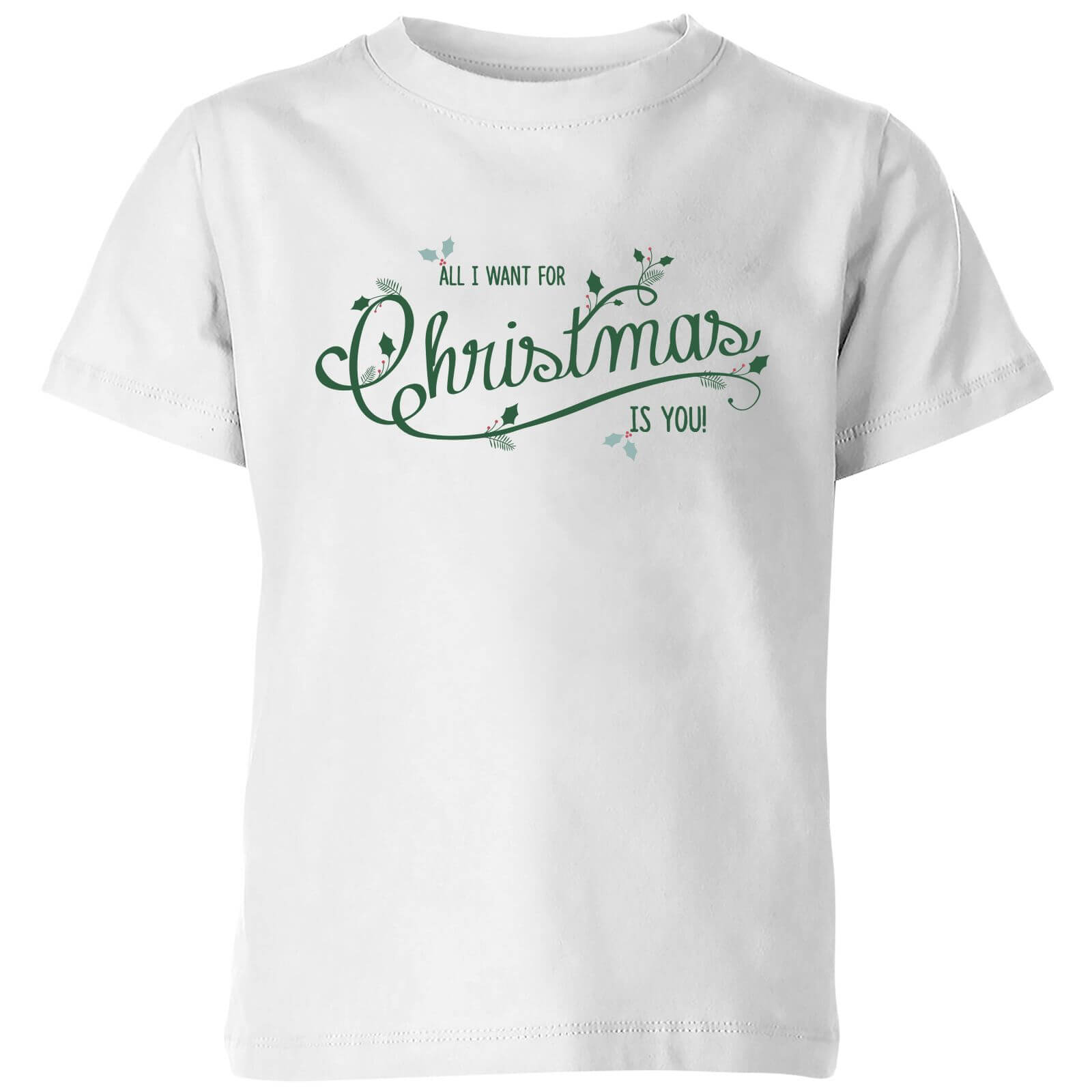 All I want for christmas Kids' T-Shirt - White - 5-6 Years - White