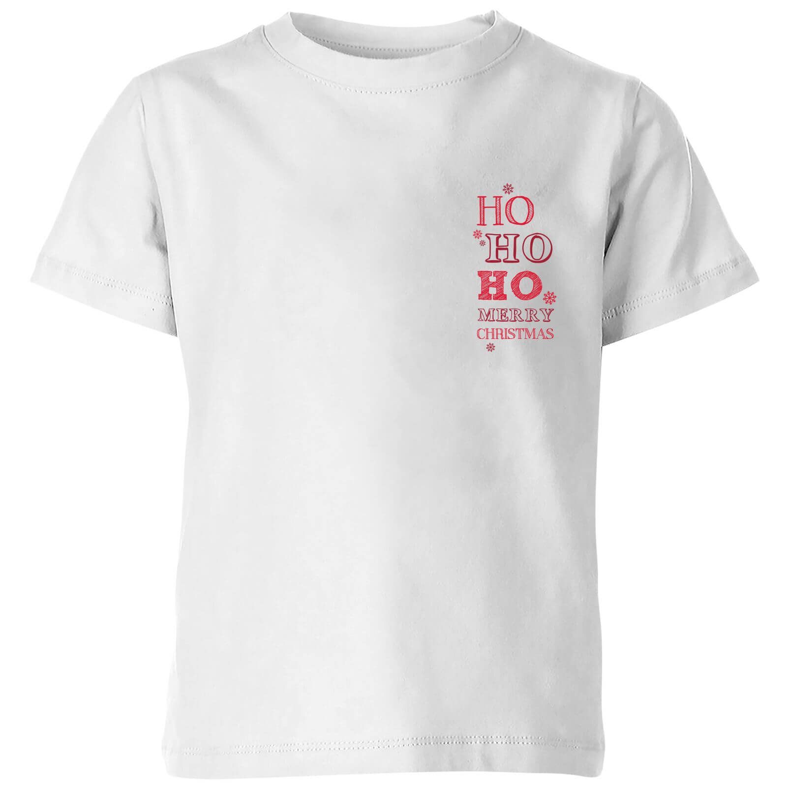 Ho Ho Ho Kids' T-Shirt - White - 3-4 Years - White