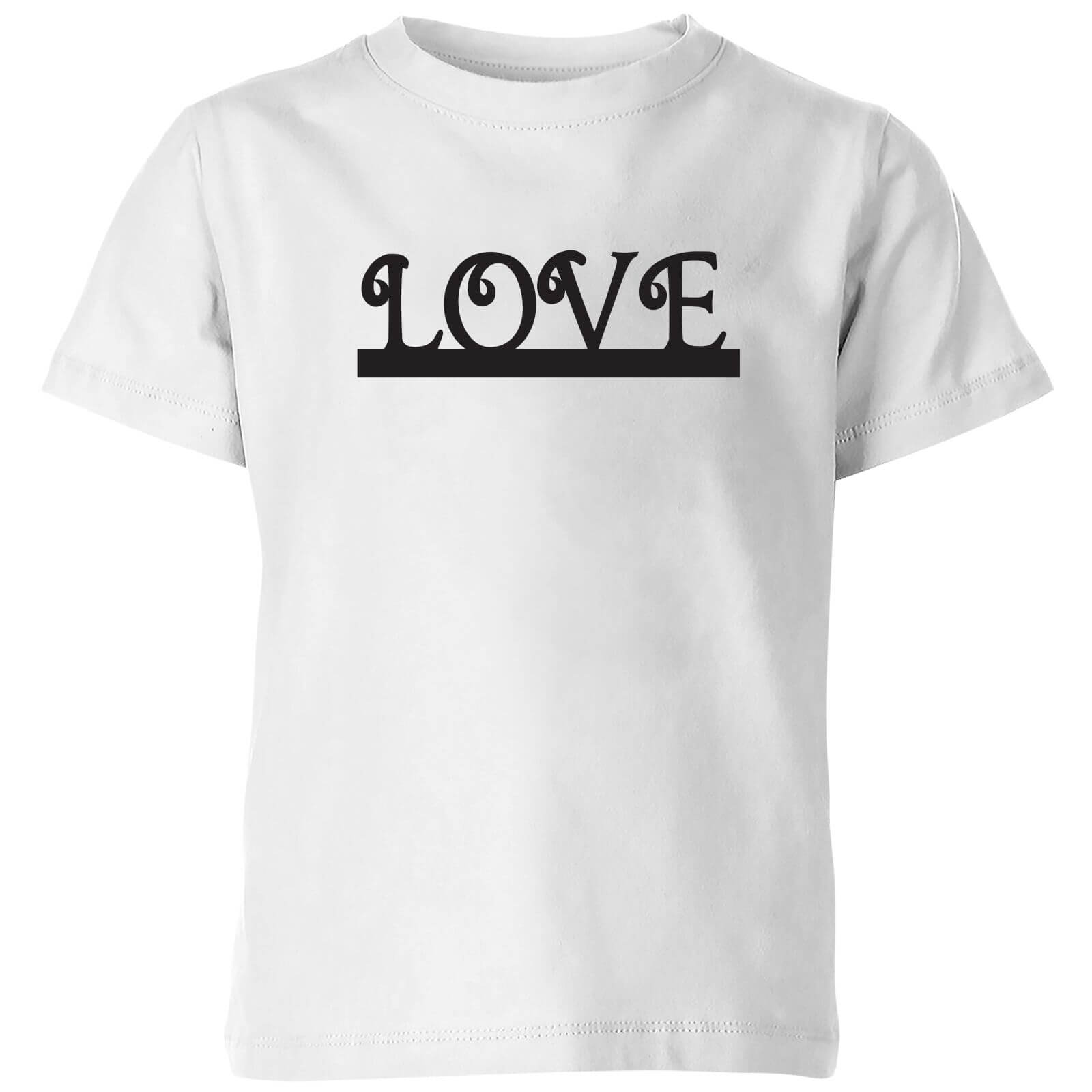 Love Kids' T-Shirt - White - 3-4 Years - White