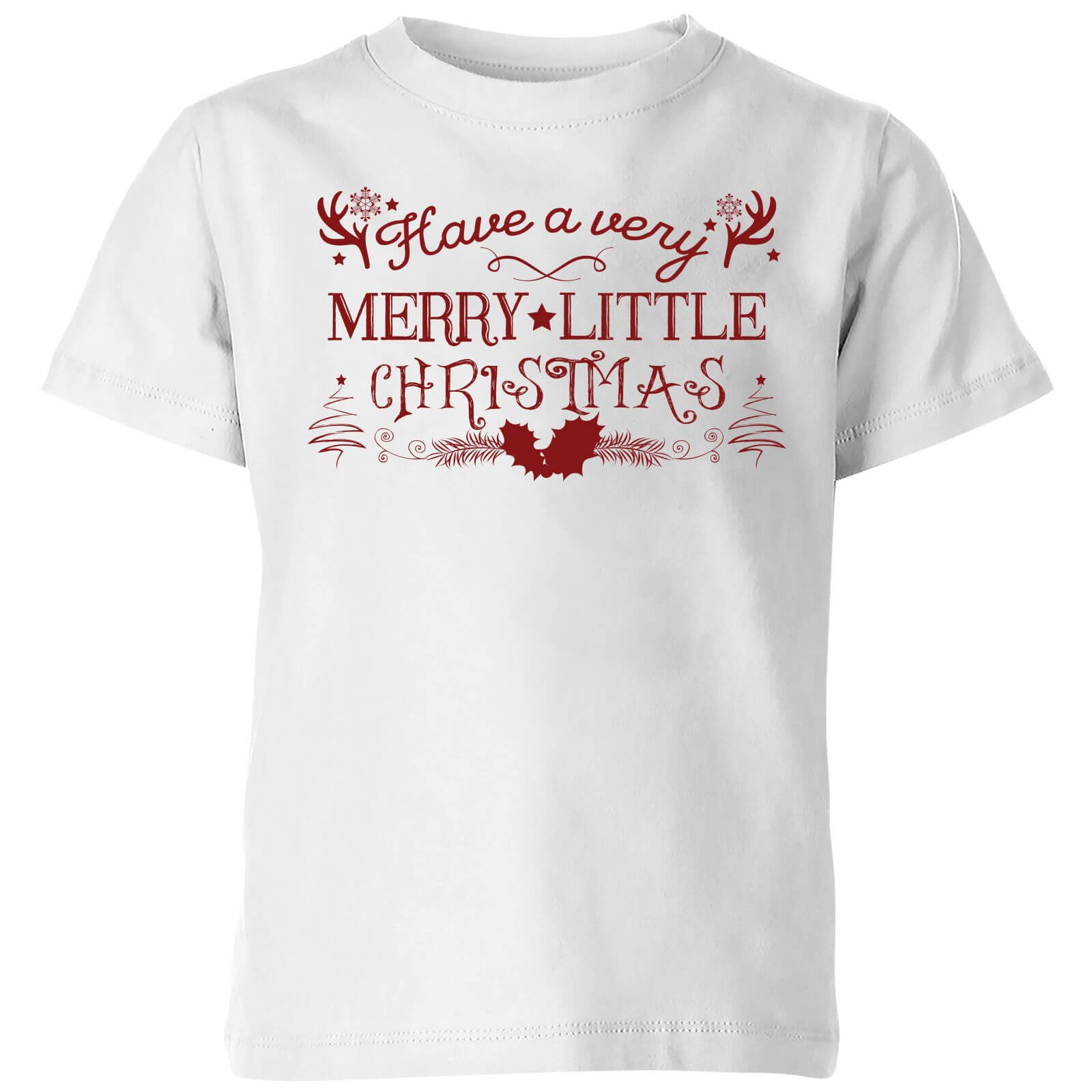 Very Merry Kids' T-Shirt - White - 3-4 Years - White