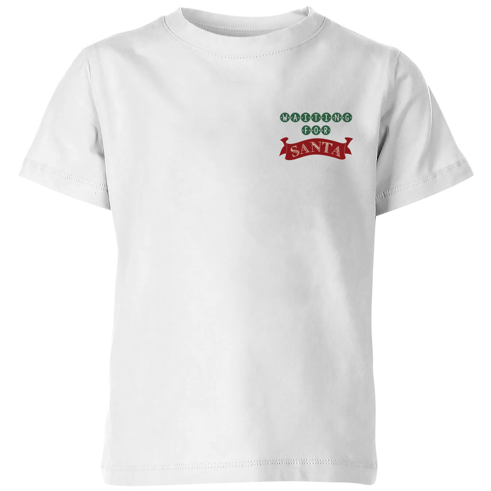 Waiting for Santa Kids' T-Shirt - White - 3-4 Years - White