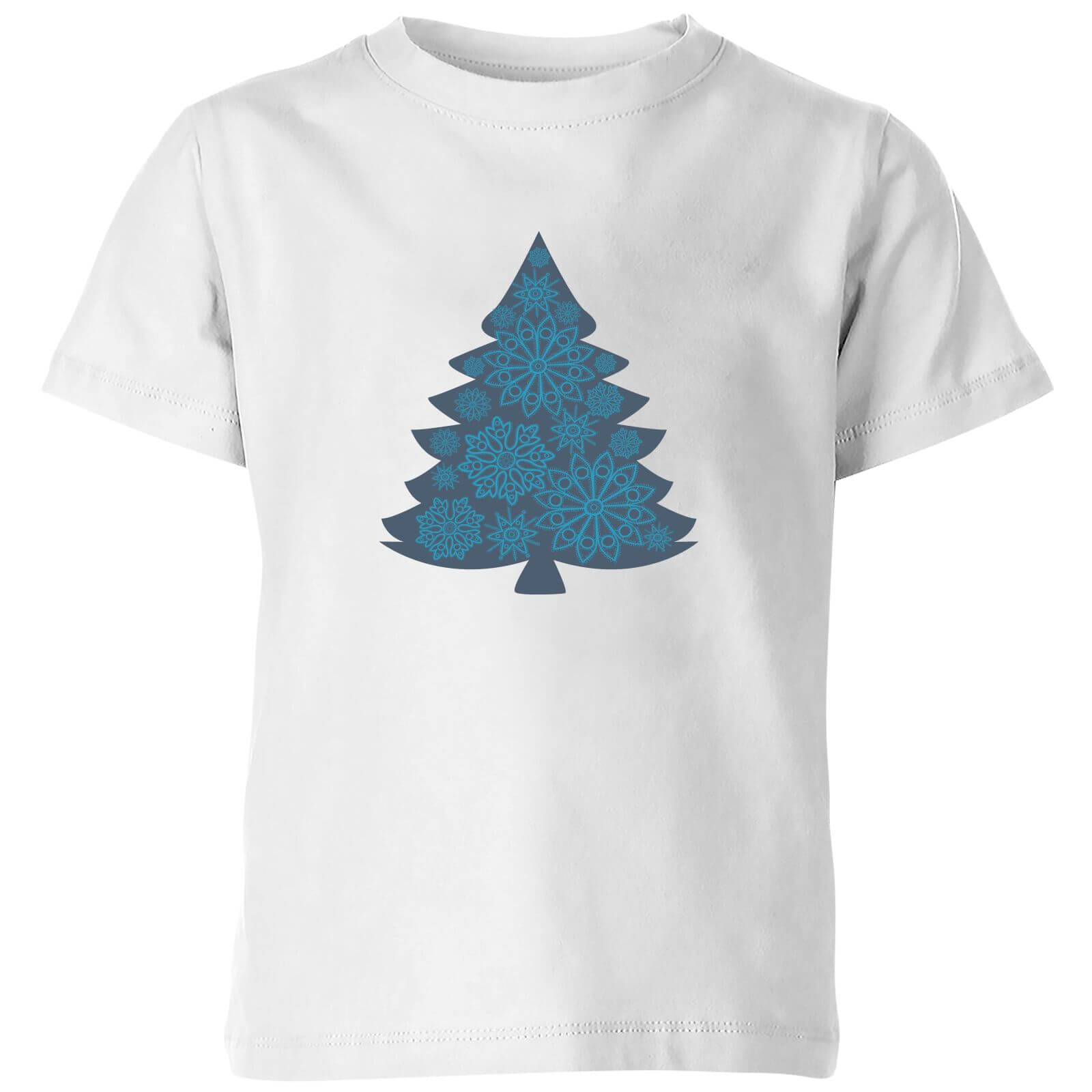 Snowflake tree Kids' T-Shirt - White - 3-4 Years - White