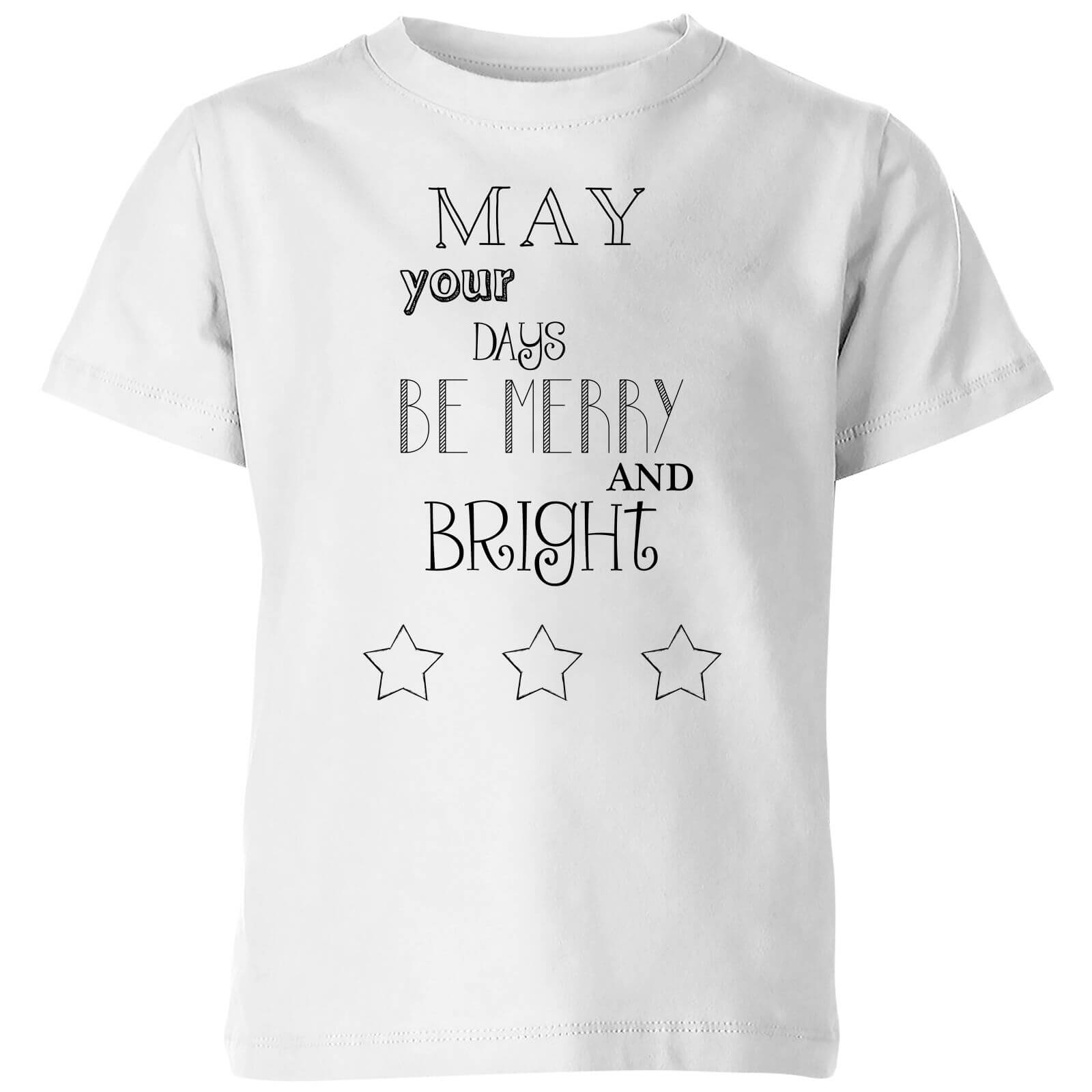 Merry Days Kids' T-Shirt - White - 3-4 Years - White