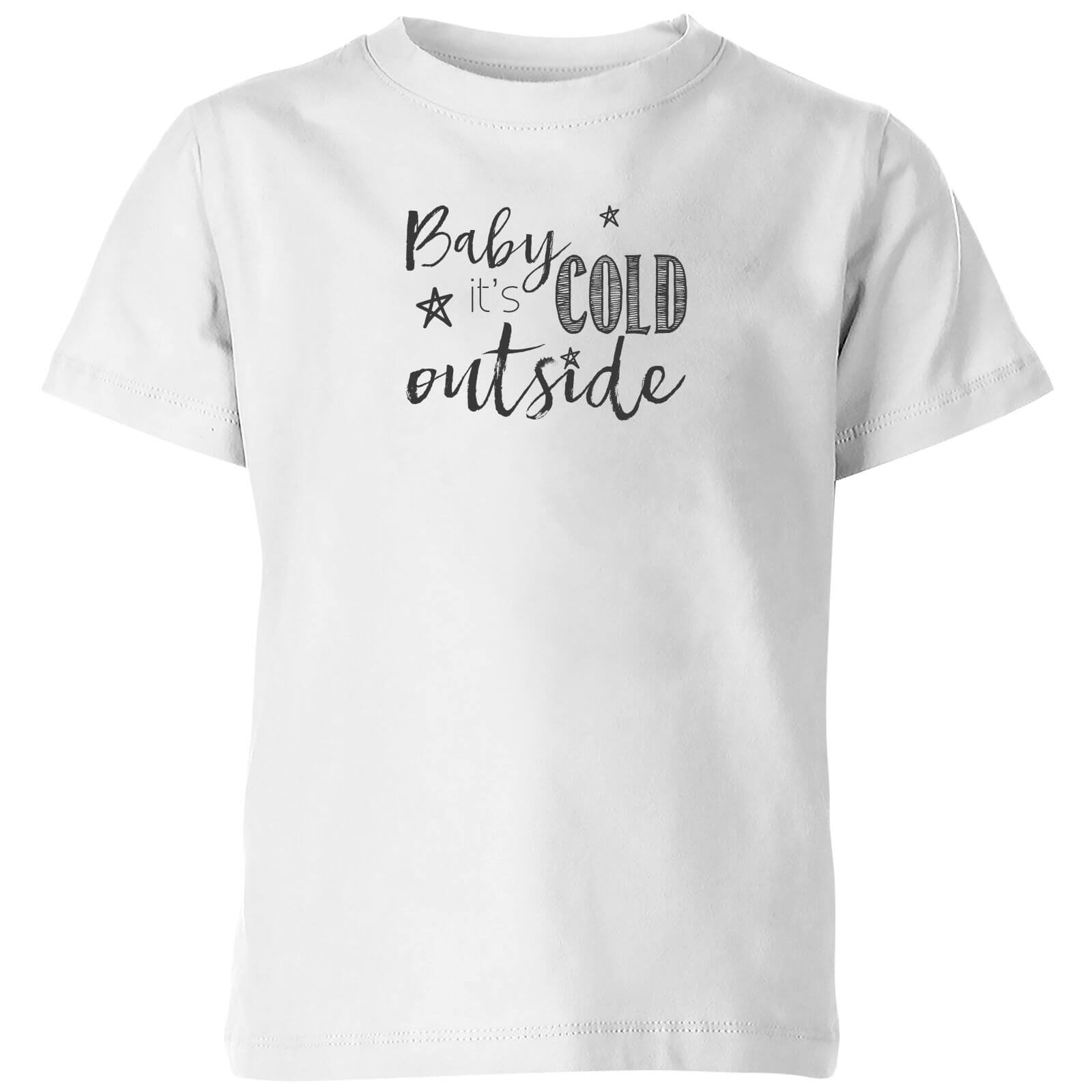 Baby it's cold outside Kids' T-Shirt - White - 9-10 Years - White