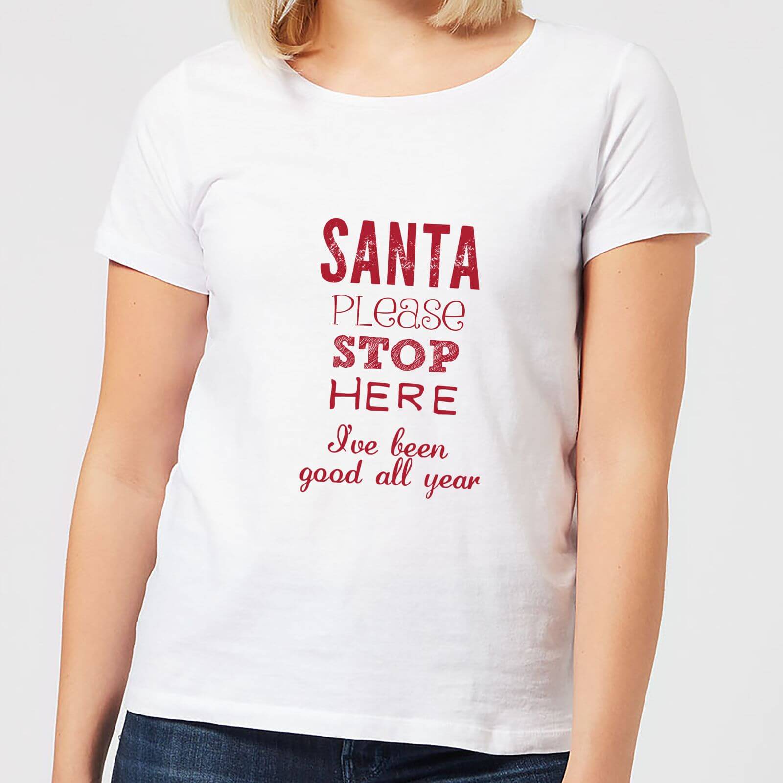 Please santa Women's T-Shirt - White - L - White