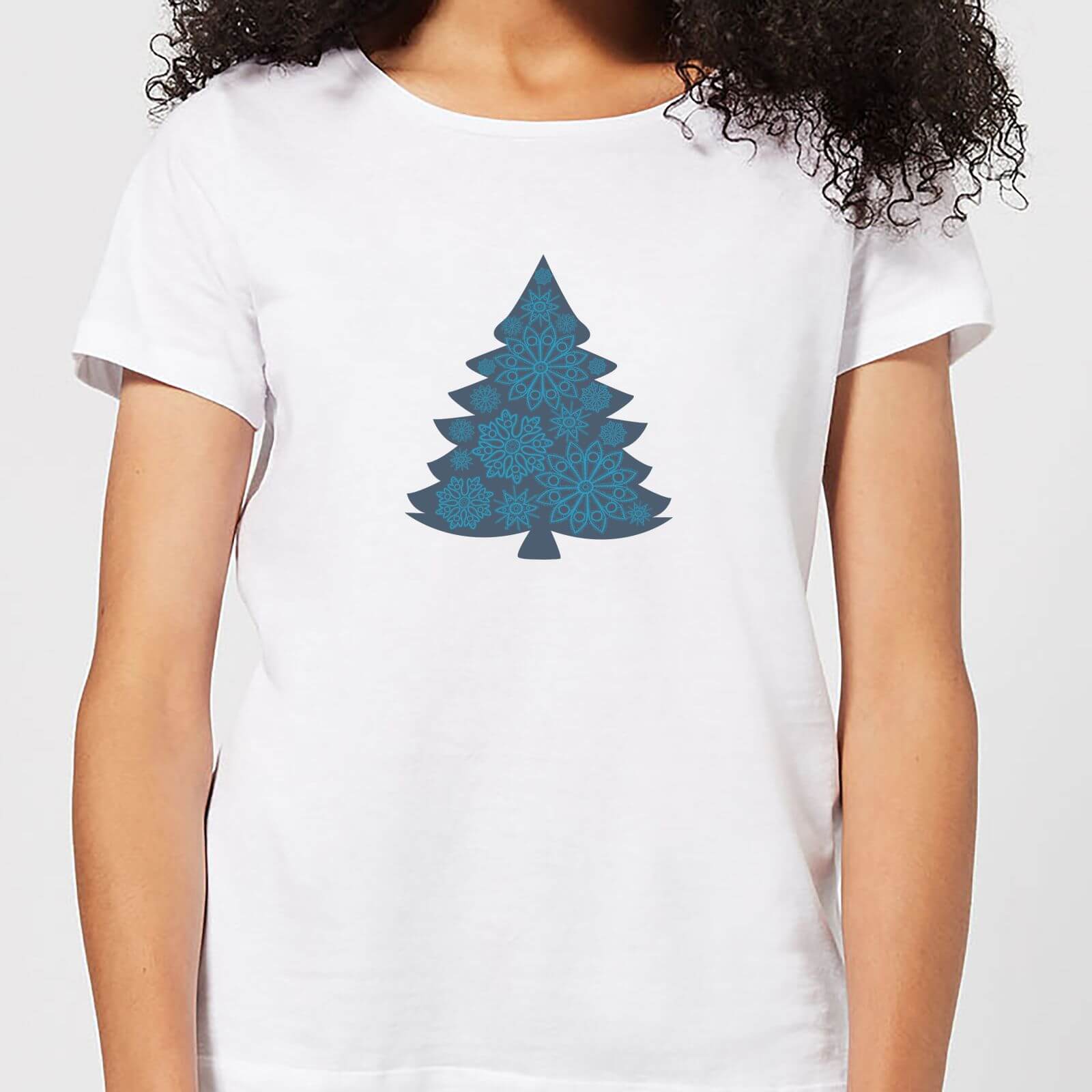 Snowflake tree Women's T-Shirt - White - S - White