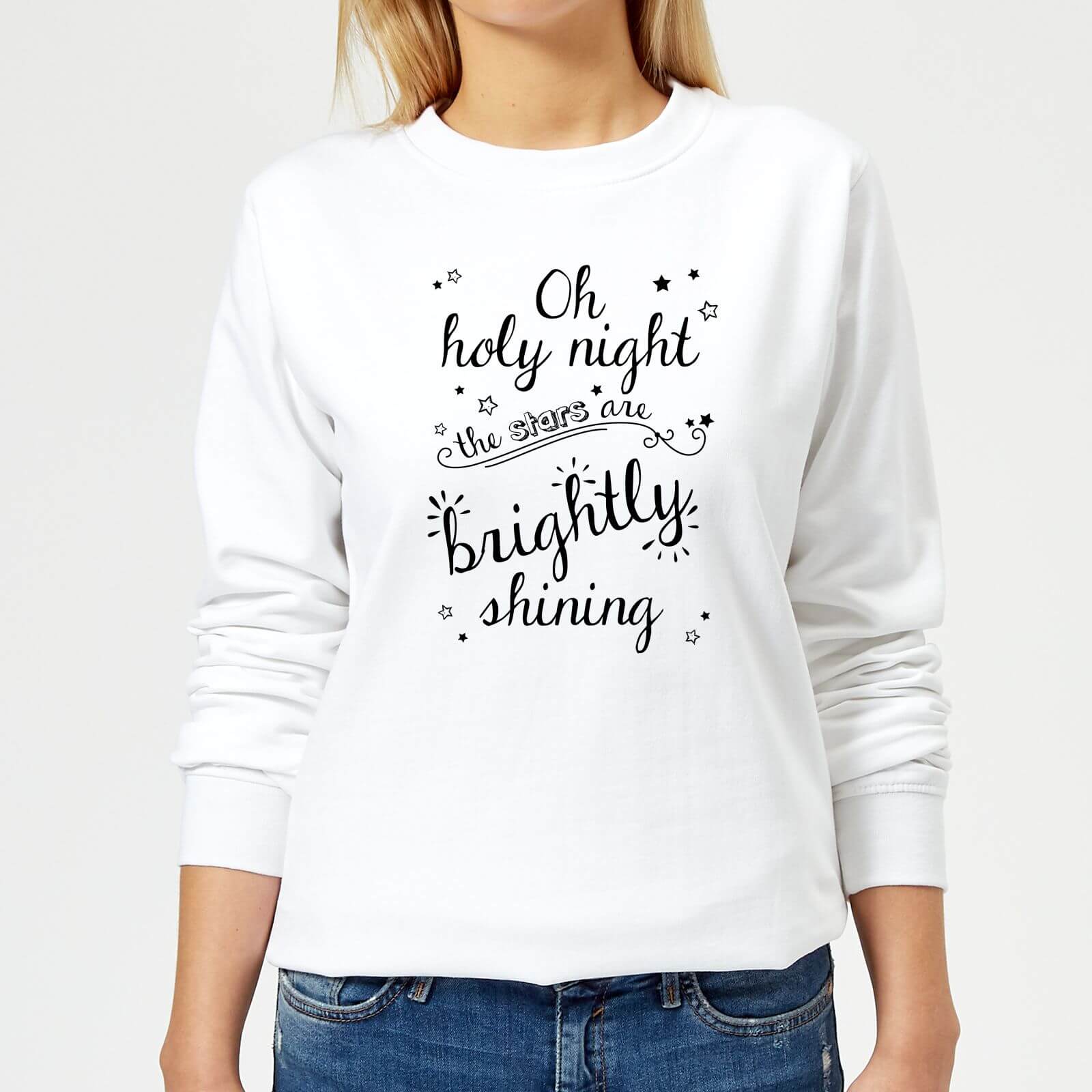 Holy Night Women's Sweatshirt - White - XS - White